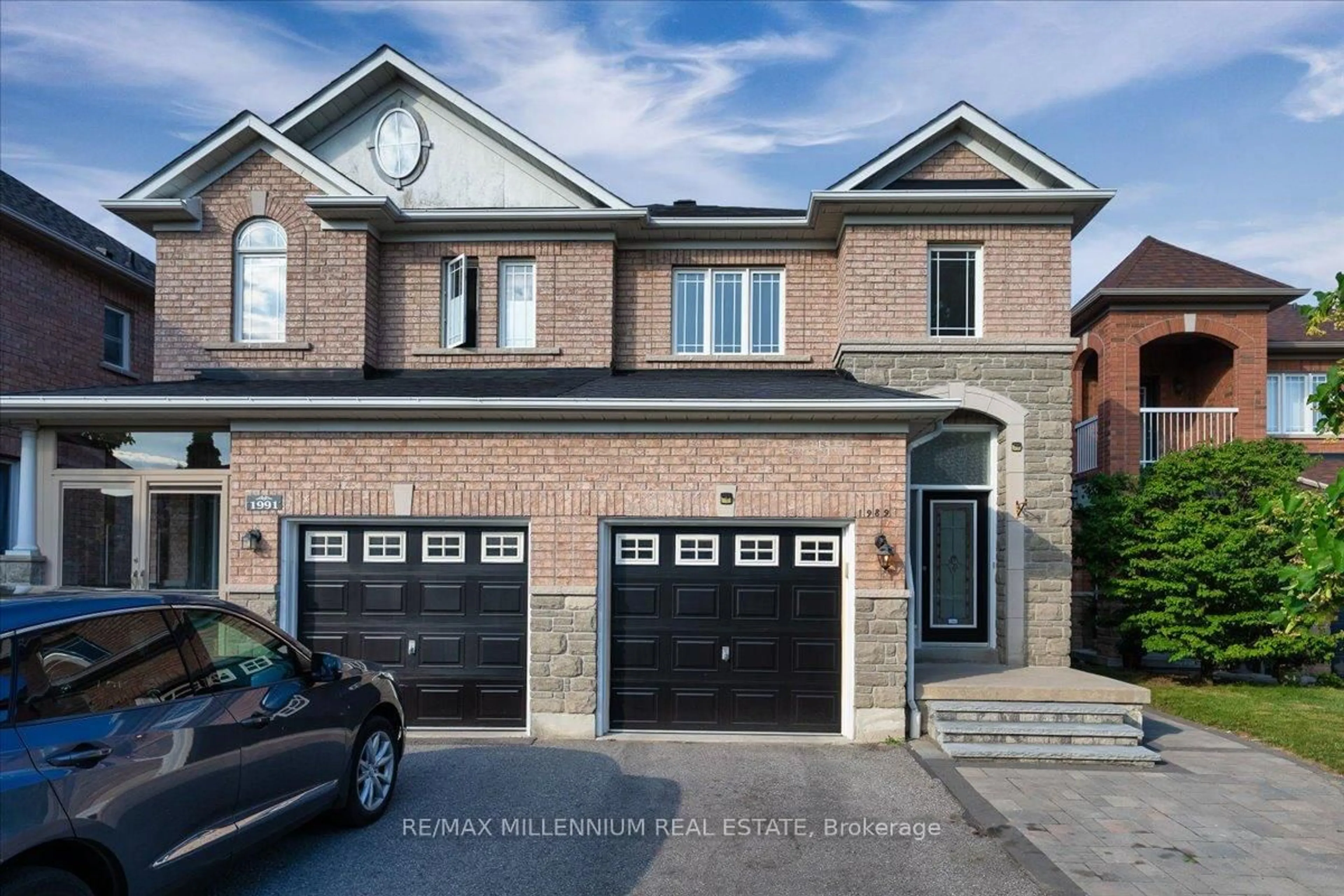 Home with brick exterior material, street for 1989 Calvington Dr, Pickering Ontario L1V 7J3