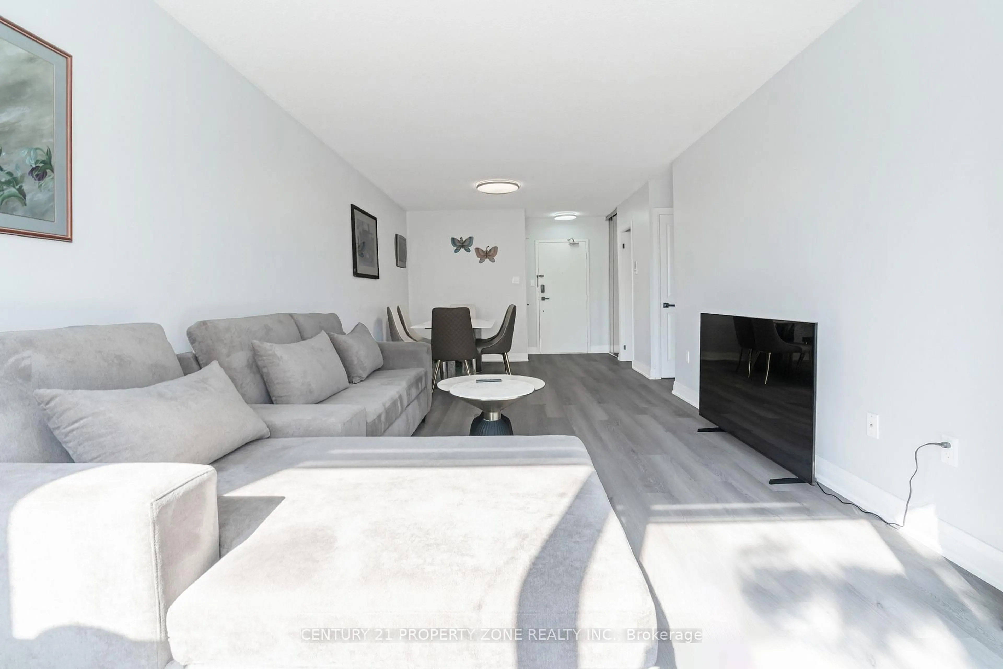 Living room with furniture, unknown for 45 Silver Springs Blvd #209, Toronto Ontario M1V 1R2