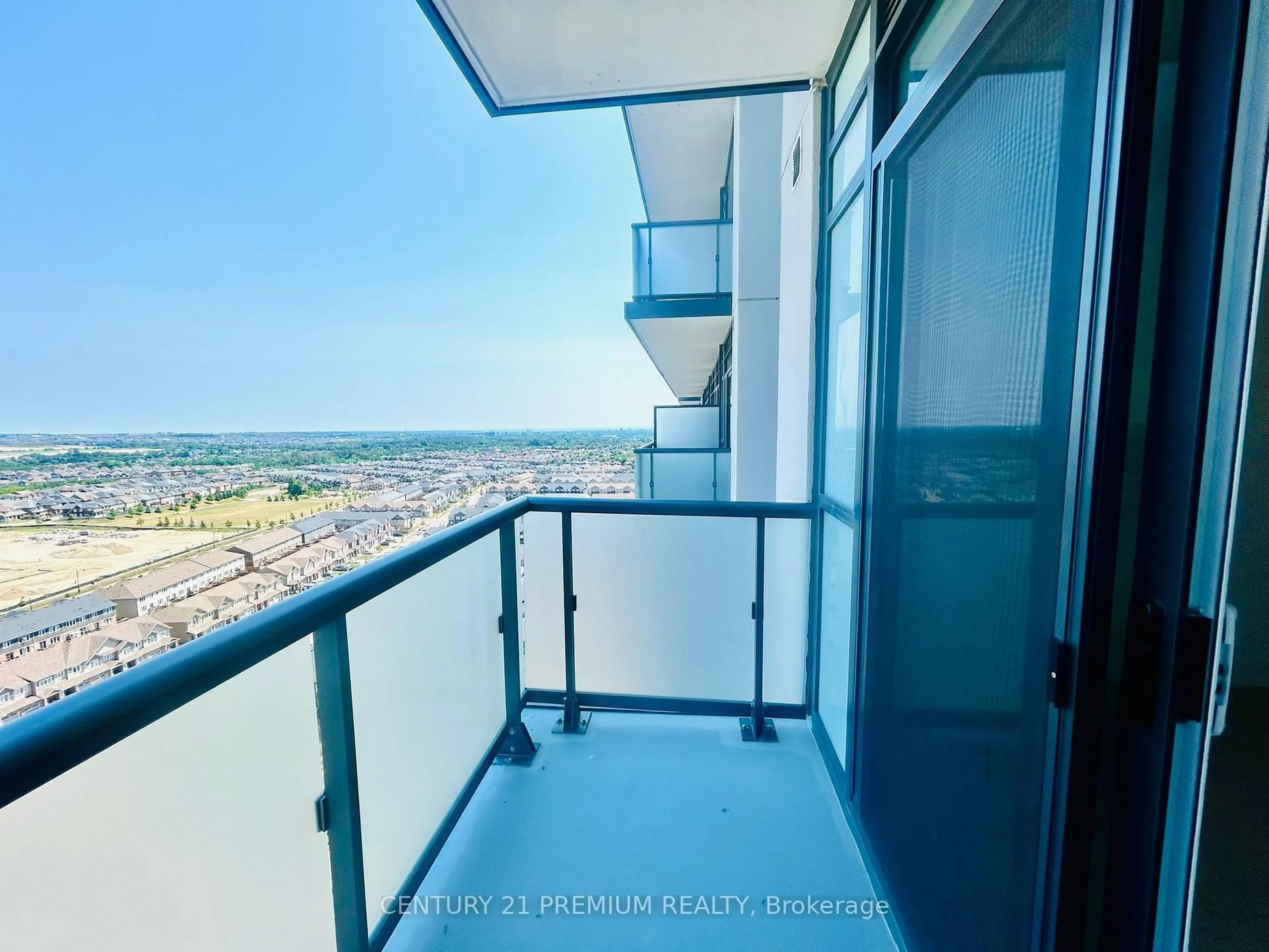 Balcony in the apartment, water/lake/river/ocean view for 2545 Simcoe St #1919, Oshawa Ontario L1L 0W3