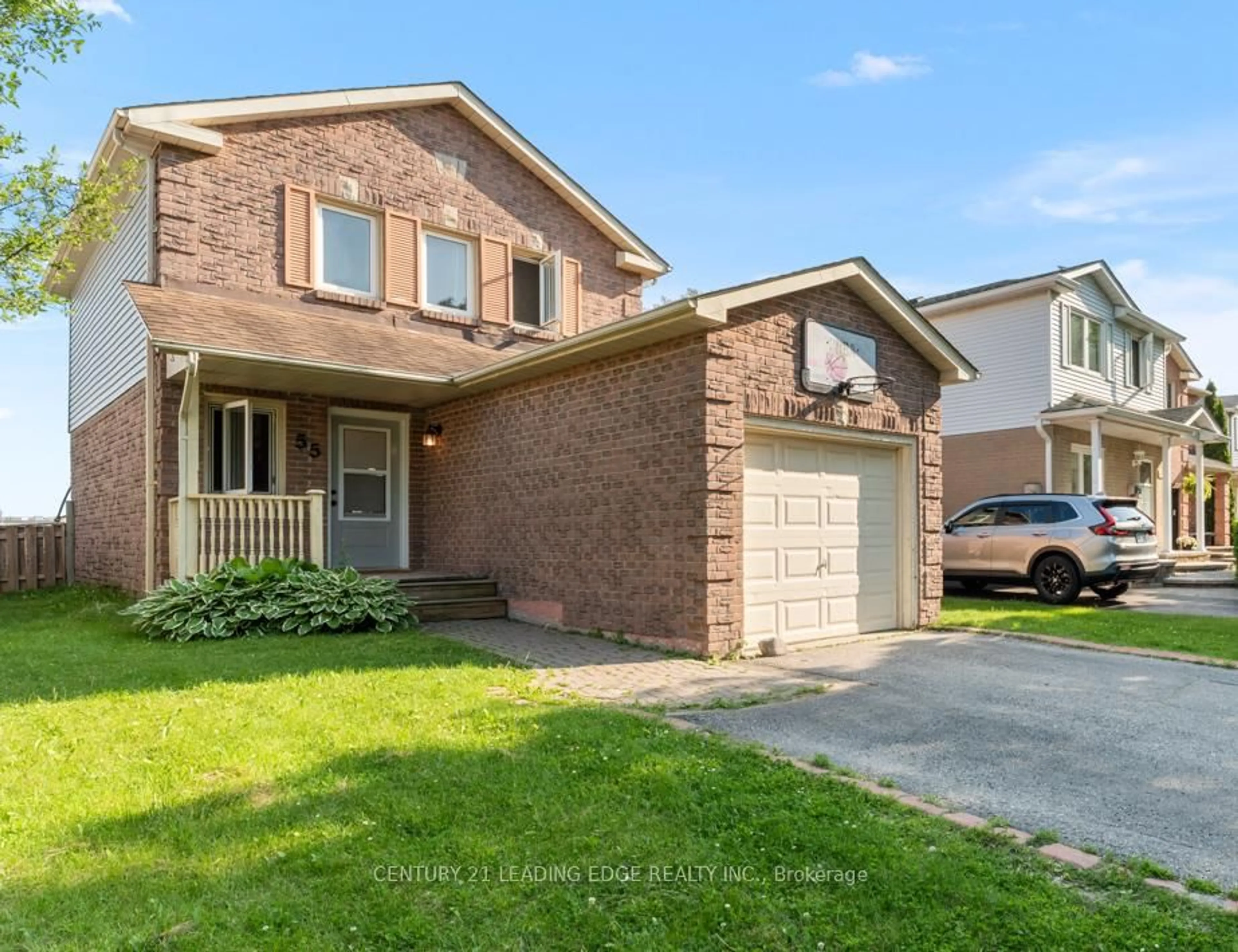 Home with brick exterior material, street for 55 Turnberry Cres, Clarington Ontario L1E 1A4