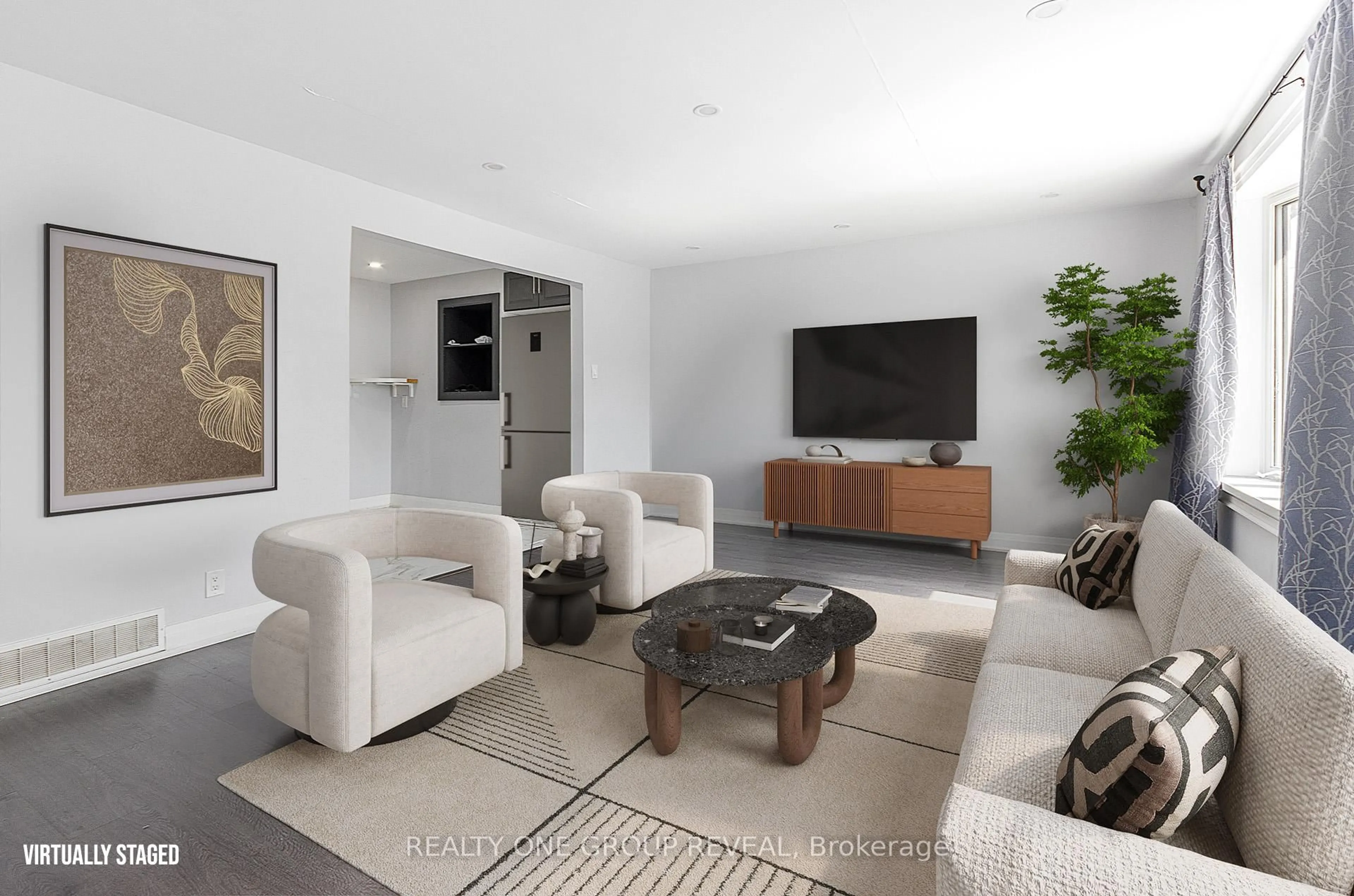 Living room with furniture, unknown for 1488 Evangeline Dr, Oshawa Ontario L1J 3S9