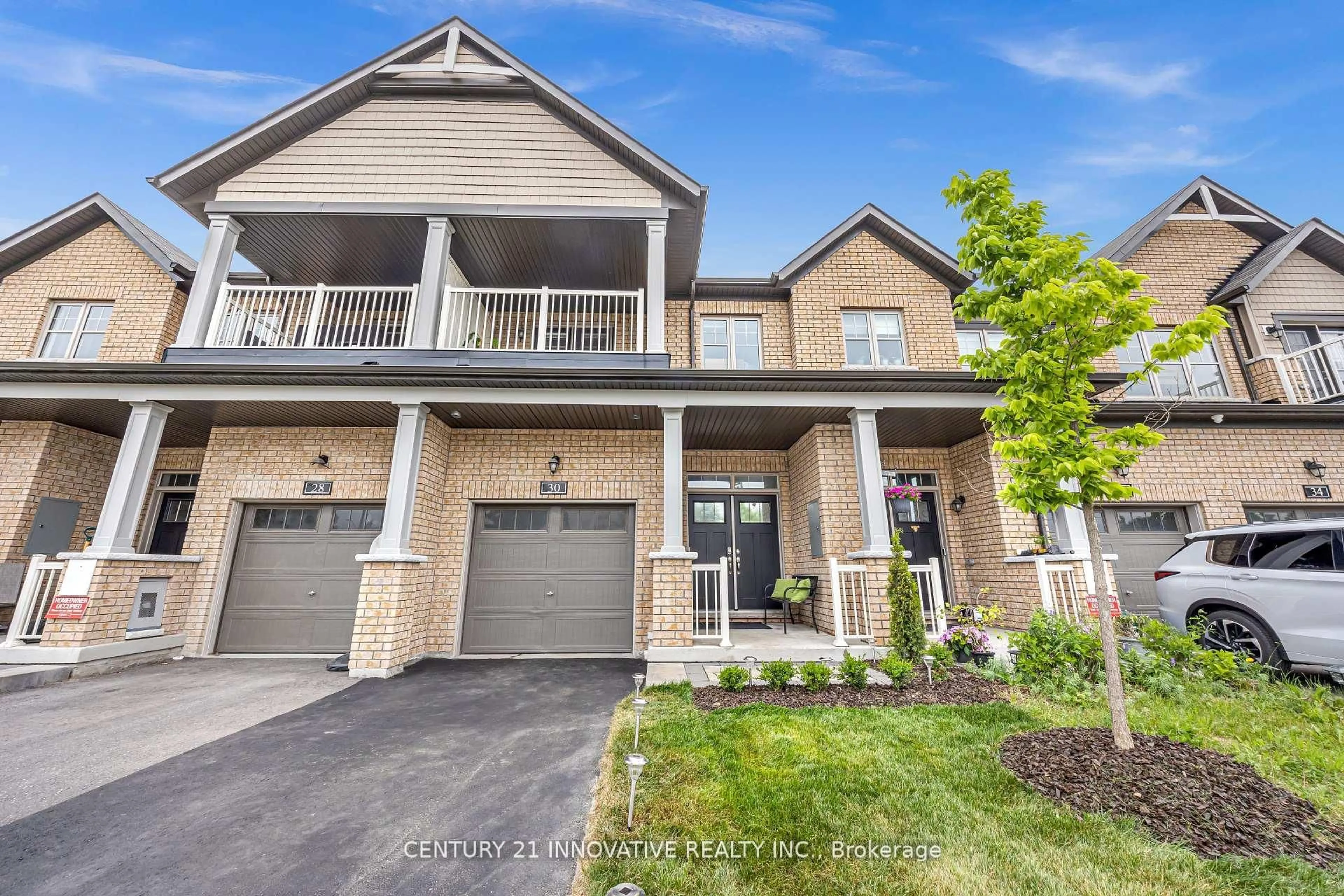 Home with brick exterior material, street for 30 Paradise Way, Whitby Ontario L1R 0R7