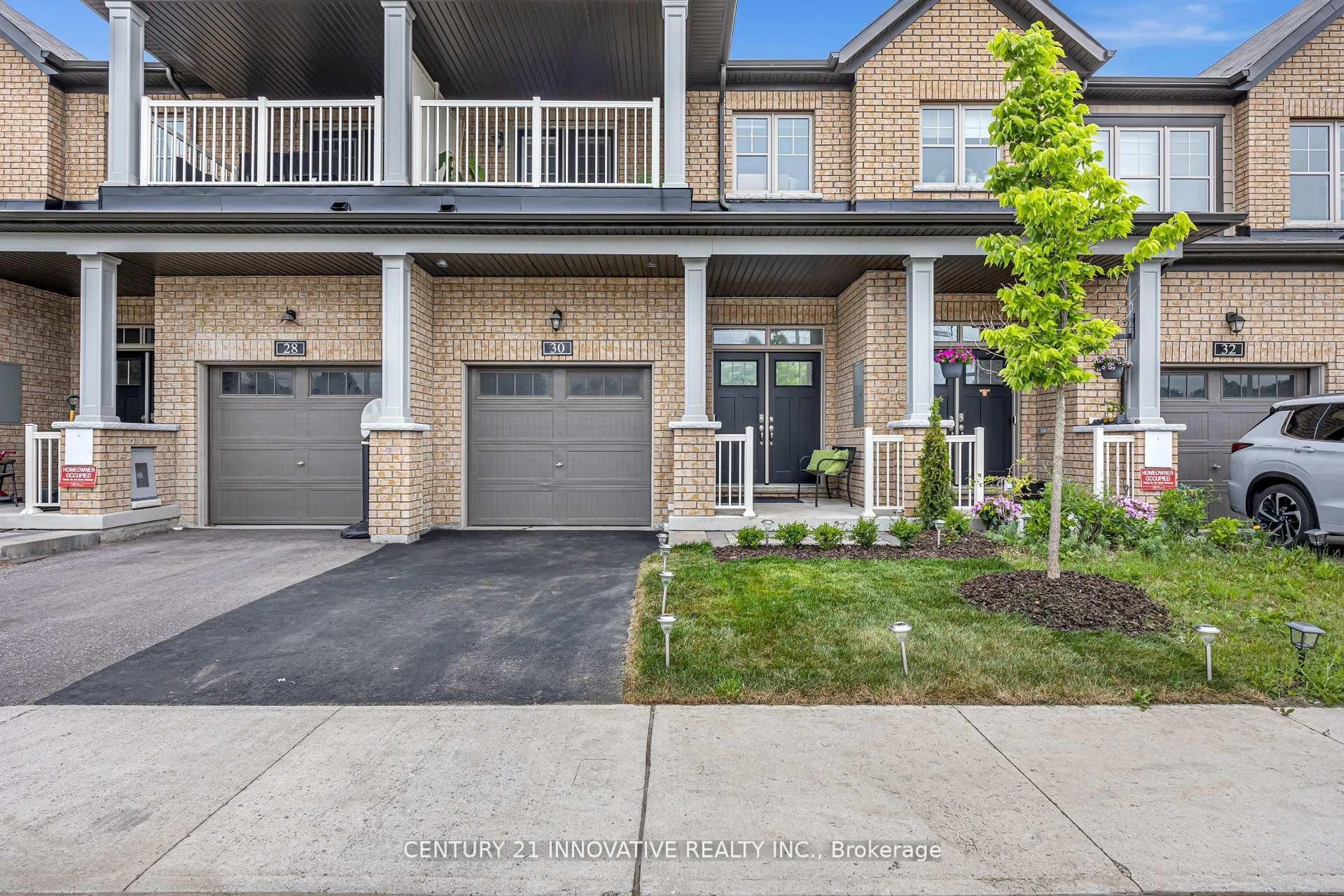 Home with brick exterior material, street for 30 Paradise Way, Whitby Ontario L1R 0R7