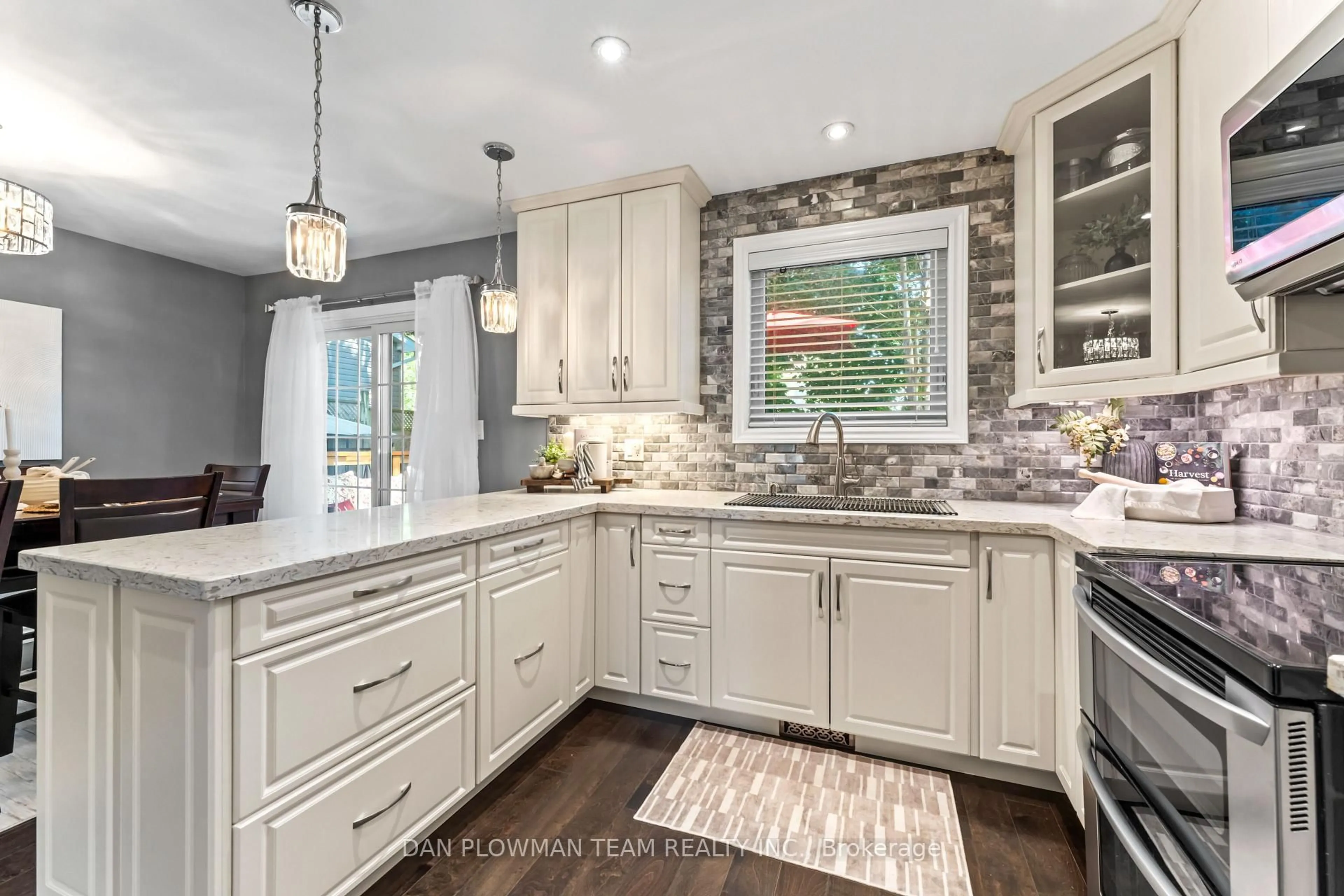 Contemporary kitchen, ceramic/tile floor for 1241 Eldorado Ave, Oshawa Ontario L1K 1H8