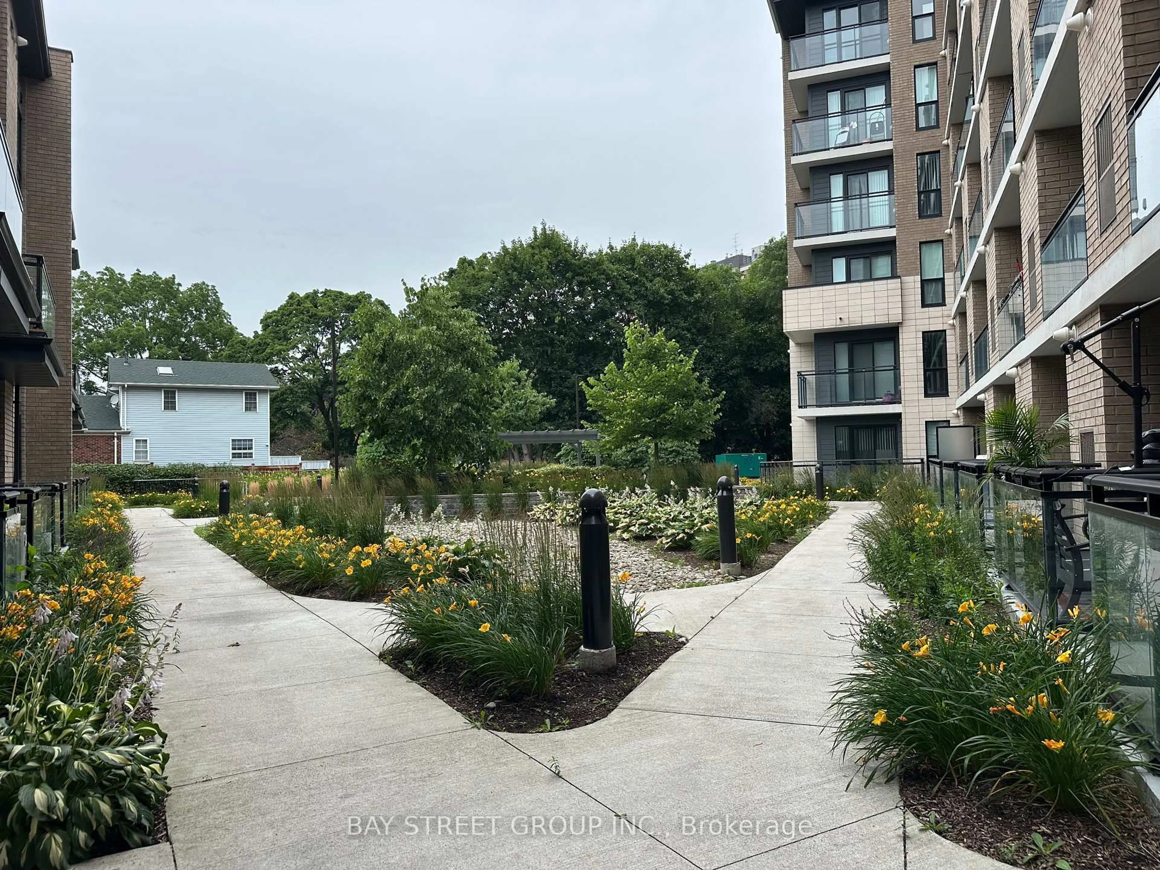 A pic from outside/outdoor area/front of a property/back of a property/a pic from drone, street for 1 Falaise Rd #511, Toronto Ontario M1E 0B9