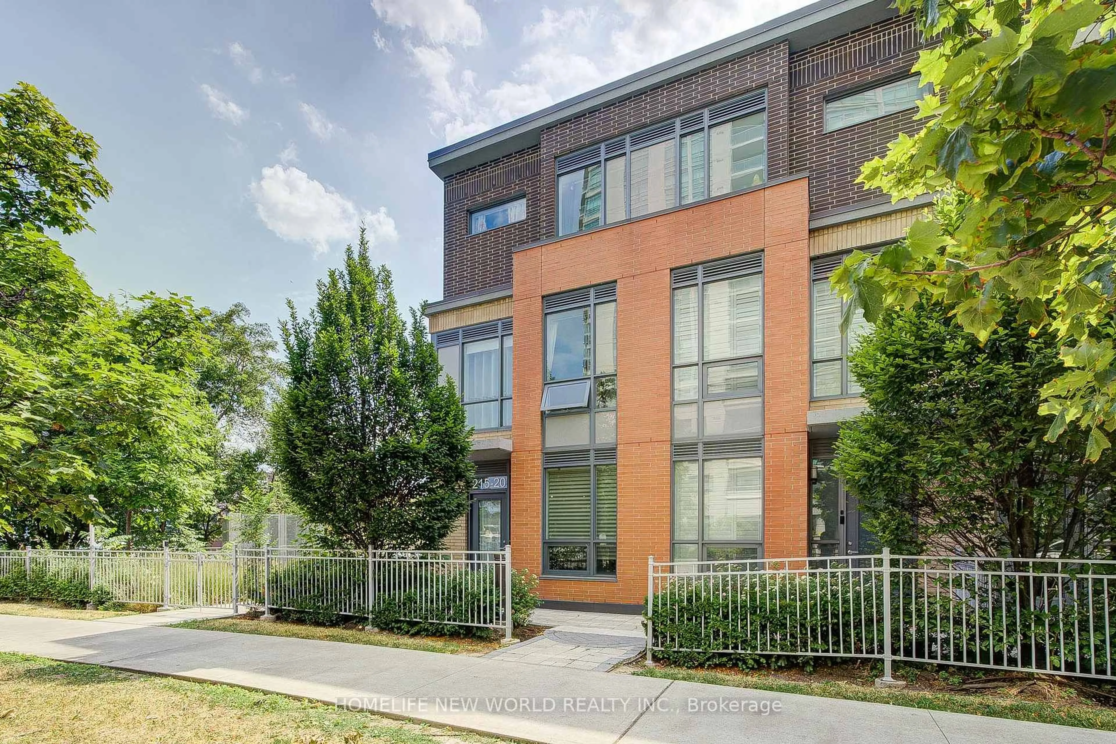 Home with brick exterior material, street for 215 Bonis Ave #Th 20, Toronto Ontario M1T 3W6