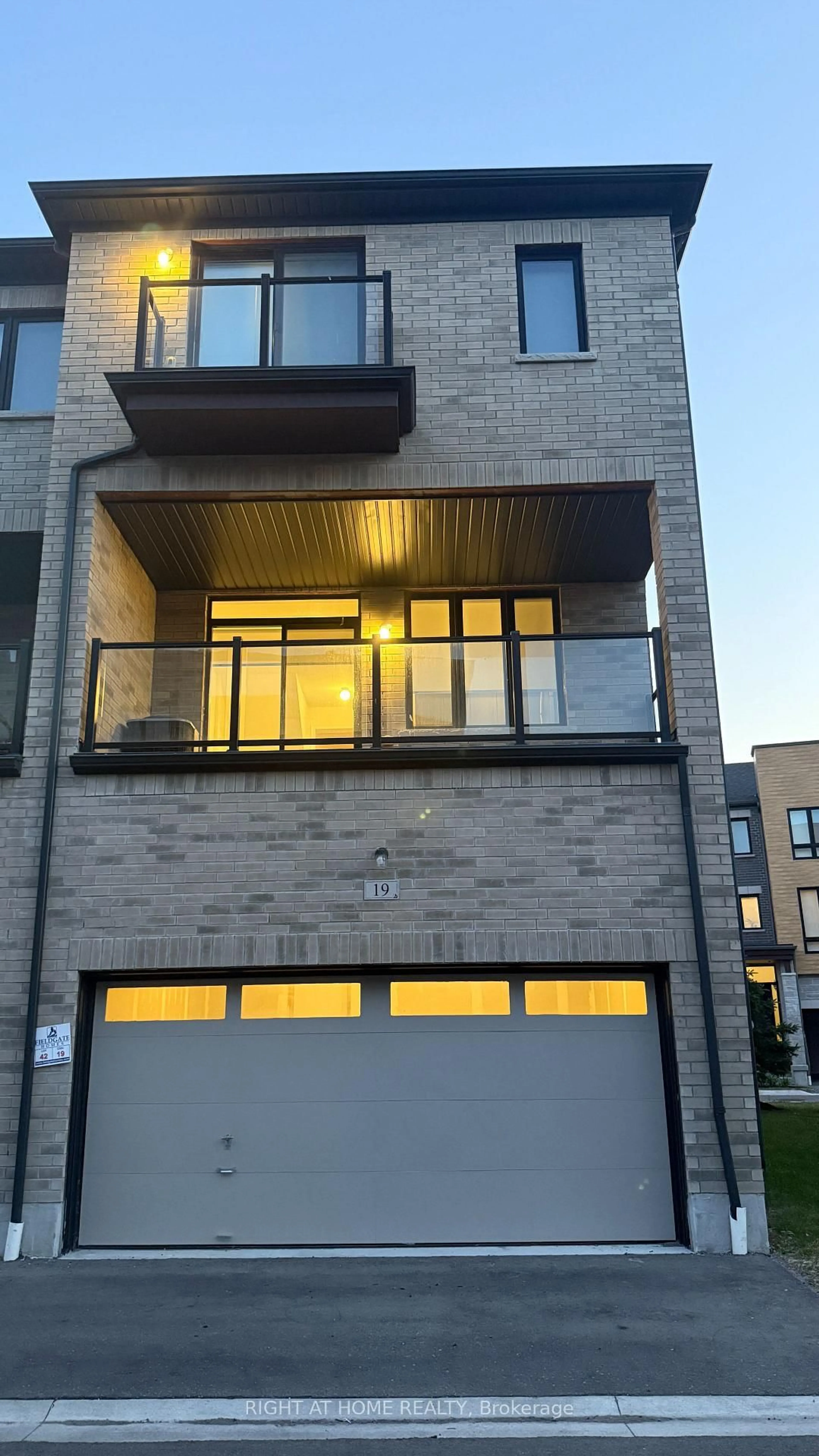Home with brick exterior material, street for 19 Steamboat Way, Whitby Ontario L1N 0M6