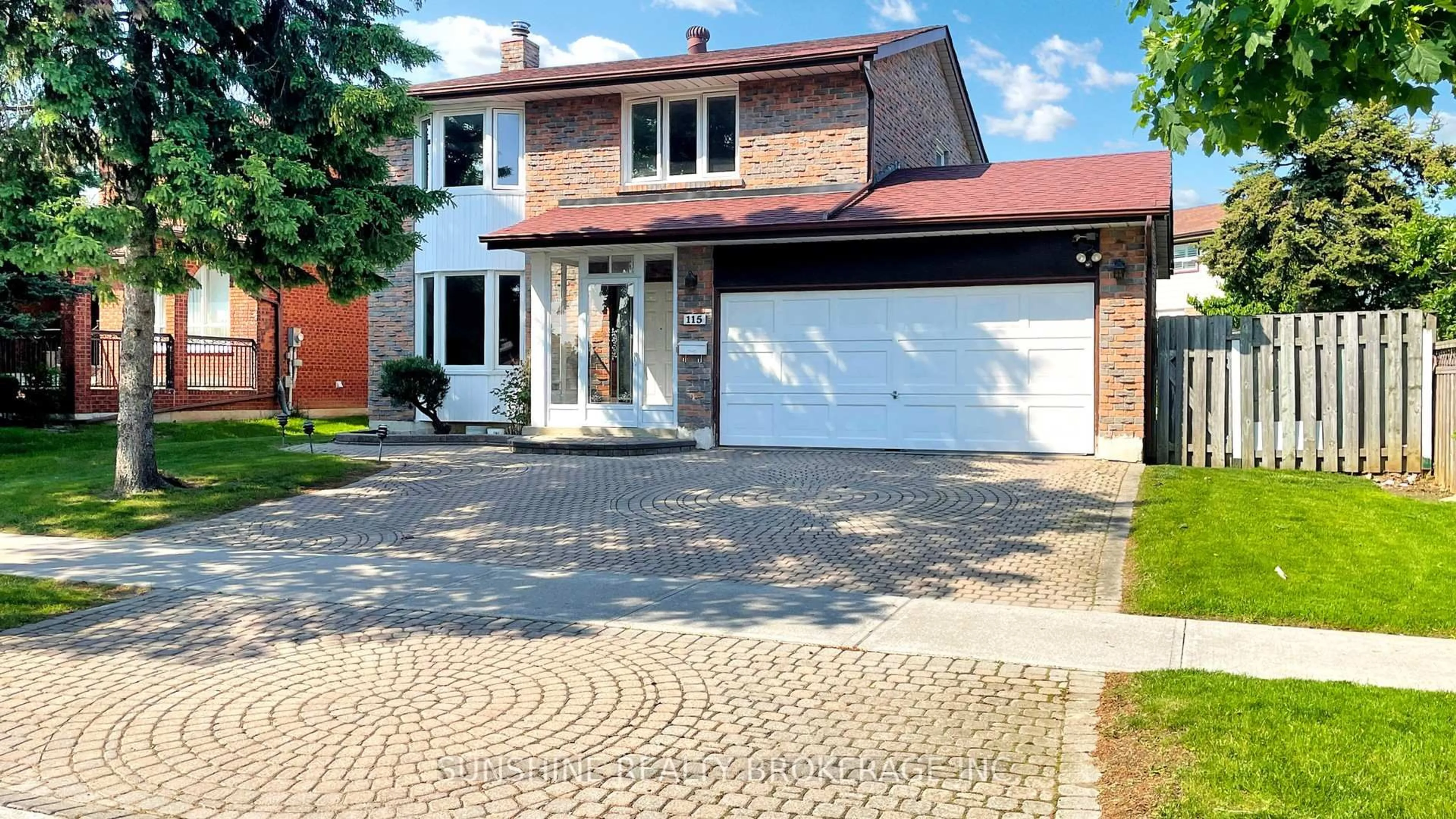 Home with brick exterior material, street for 115 Ambercroft Blvd, Toronto Ontario M1W 3K8