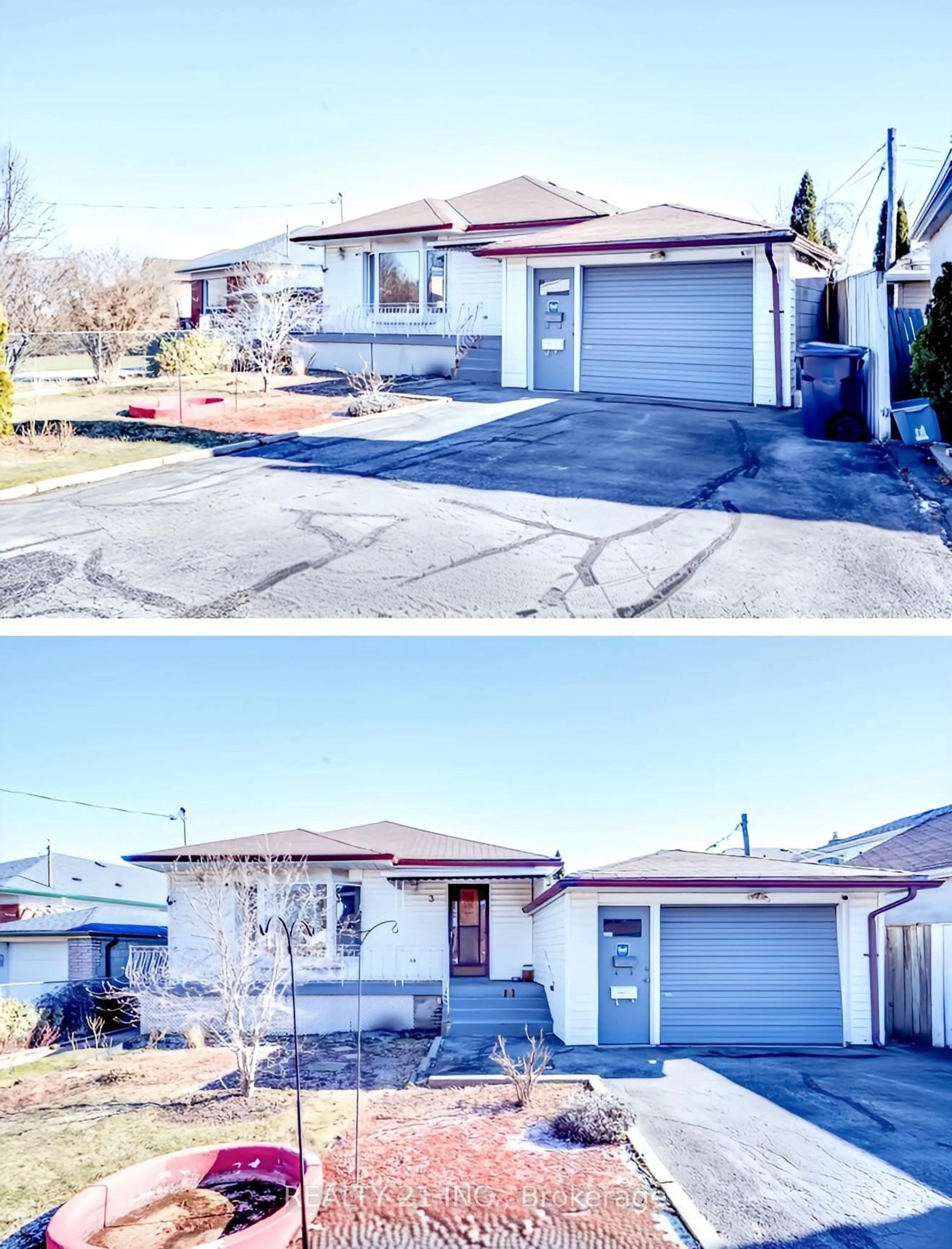 A pic from outside/outdoor area/front of a property/back of a property/a pic from drone, street for 3 Lombardy Cres, Toronto Ontario M1K 4N7