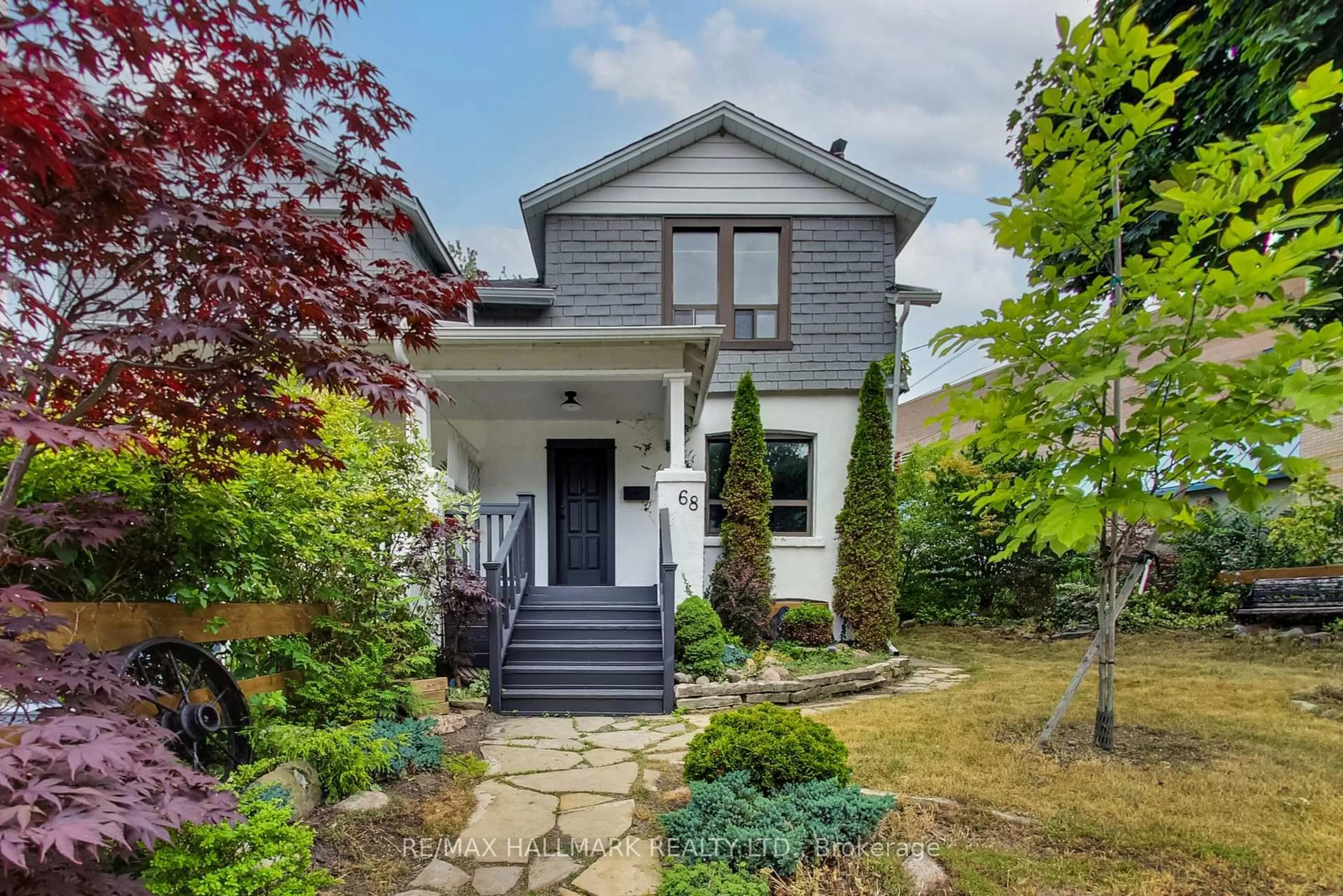 Home with brick exterior material, street for 68 Valhalla Blvd, Toronto Ontario M1N 3B3