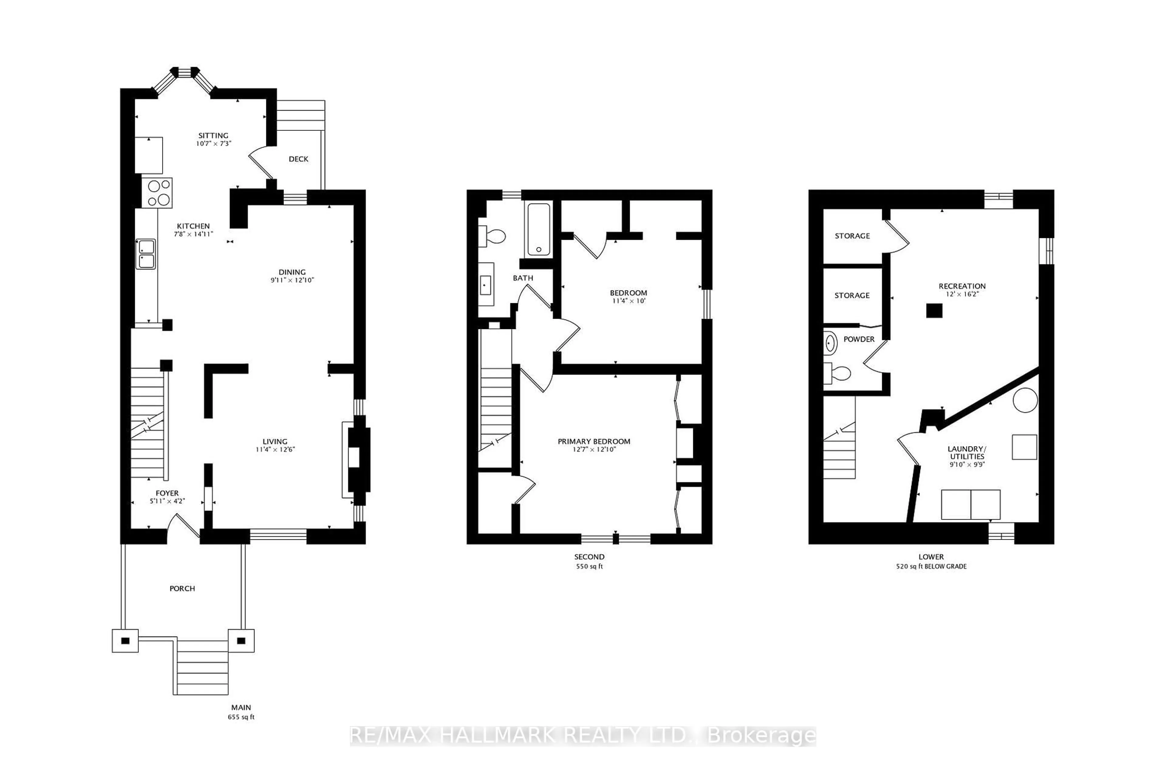 Floor plan for 68 Valhalla Blvd, Toronto Ontario M1N 3B3