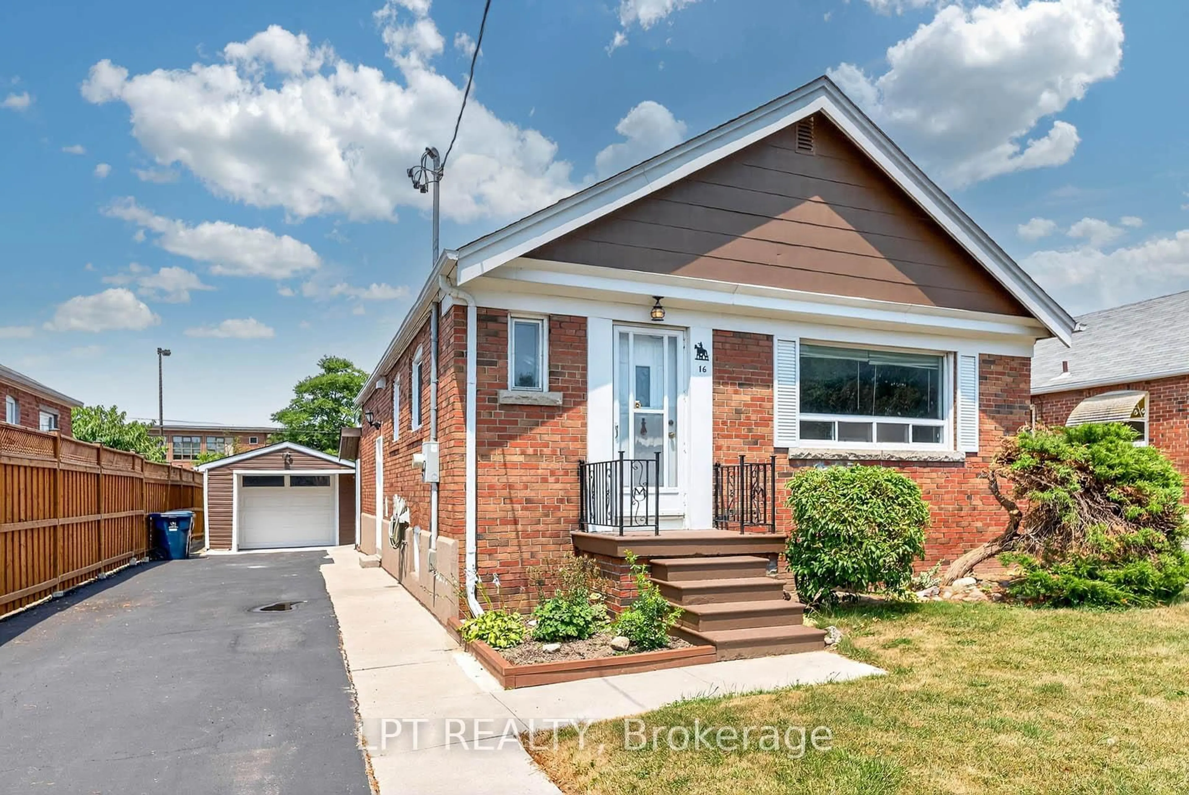 Home with brick exterior material, street for 16 Knightsbridge Rd, Toronto Ontario M1L 2B2