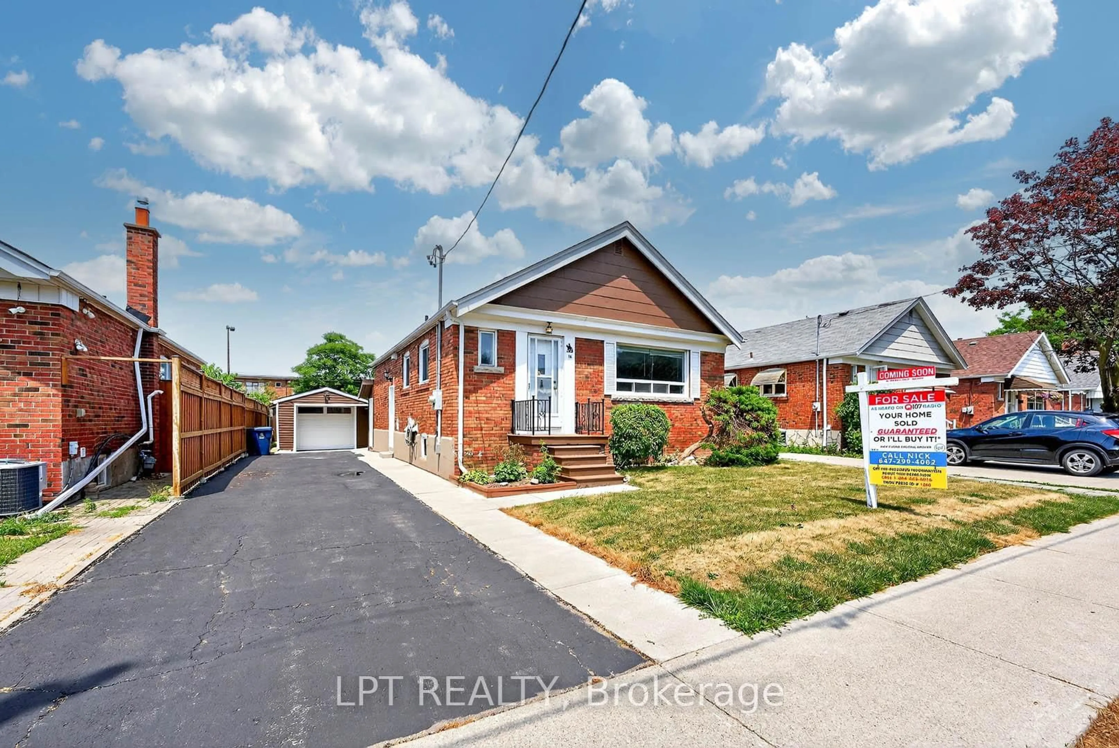 Home with brick exterior material, street for 16 Knightsbridge Rd, Toronto Ontario M1L 2B2