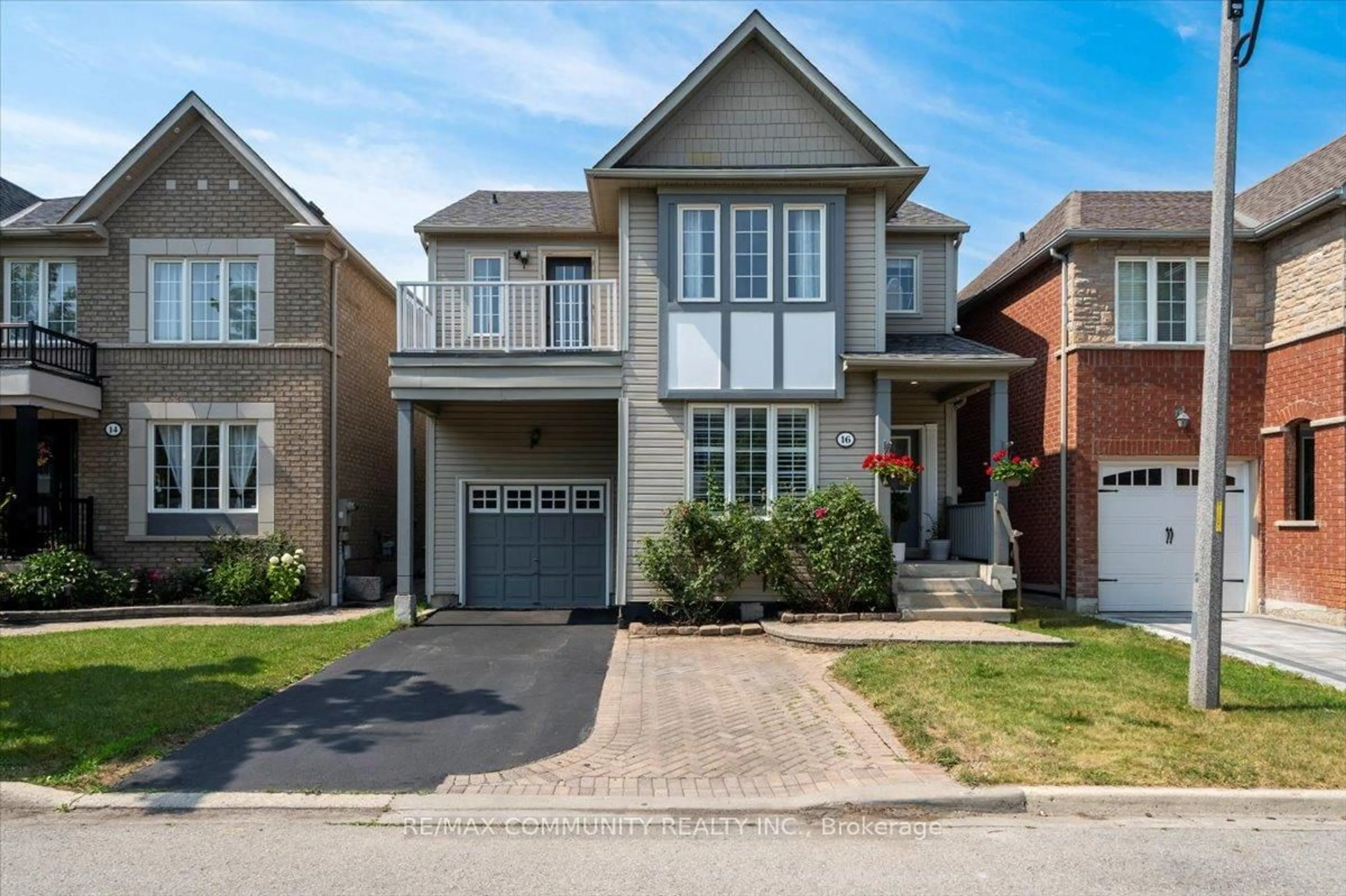 Home with brick exterior material, street for 16 Armitage Cres, Ajax Ontario L1T 4G6