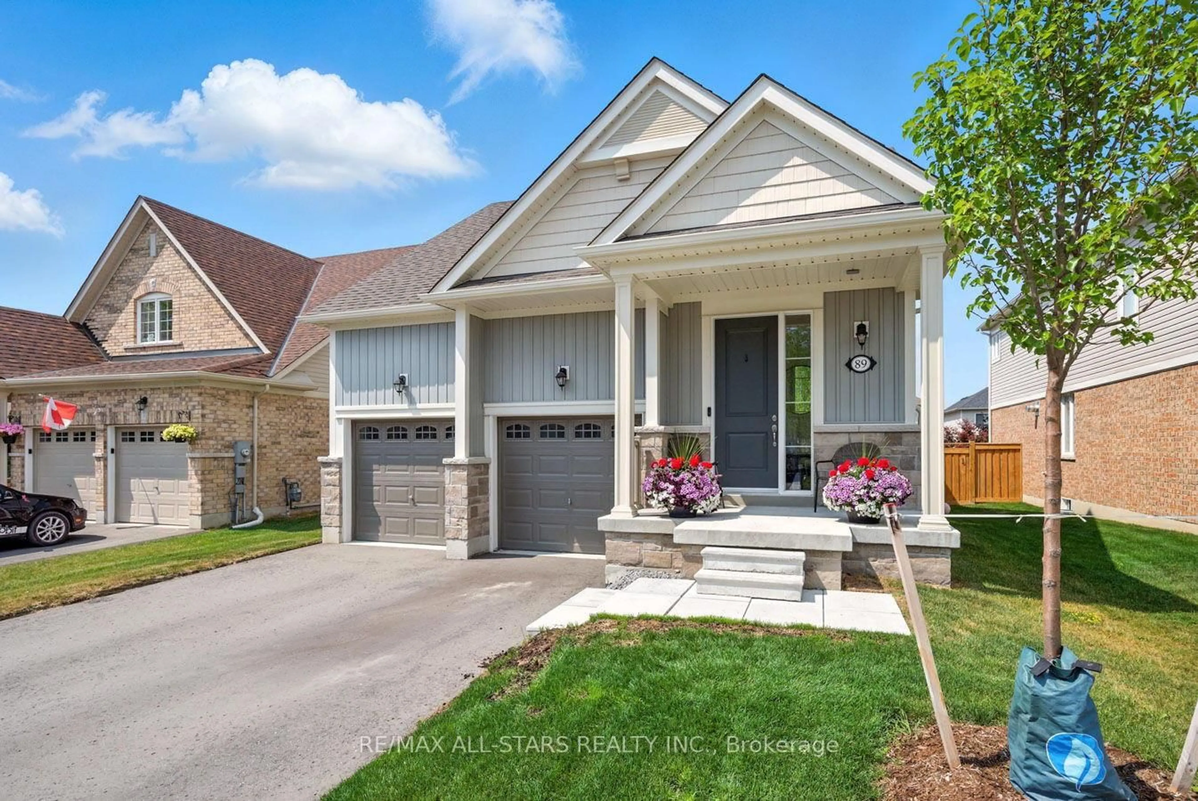Home with brick exterior material, street for 89 Forestlane Way, Scugog Ontario L9L 0B1
