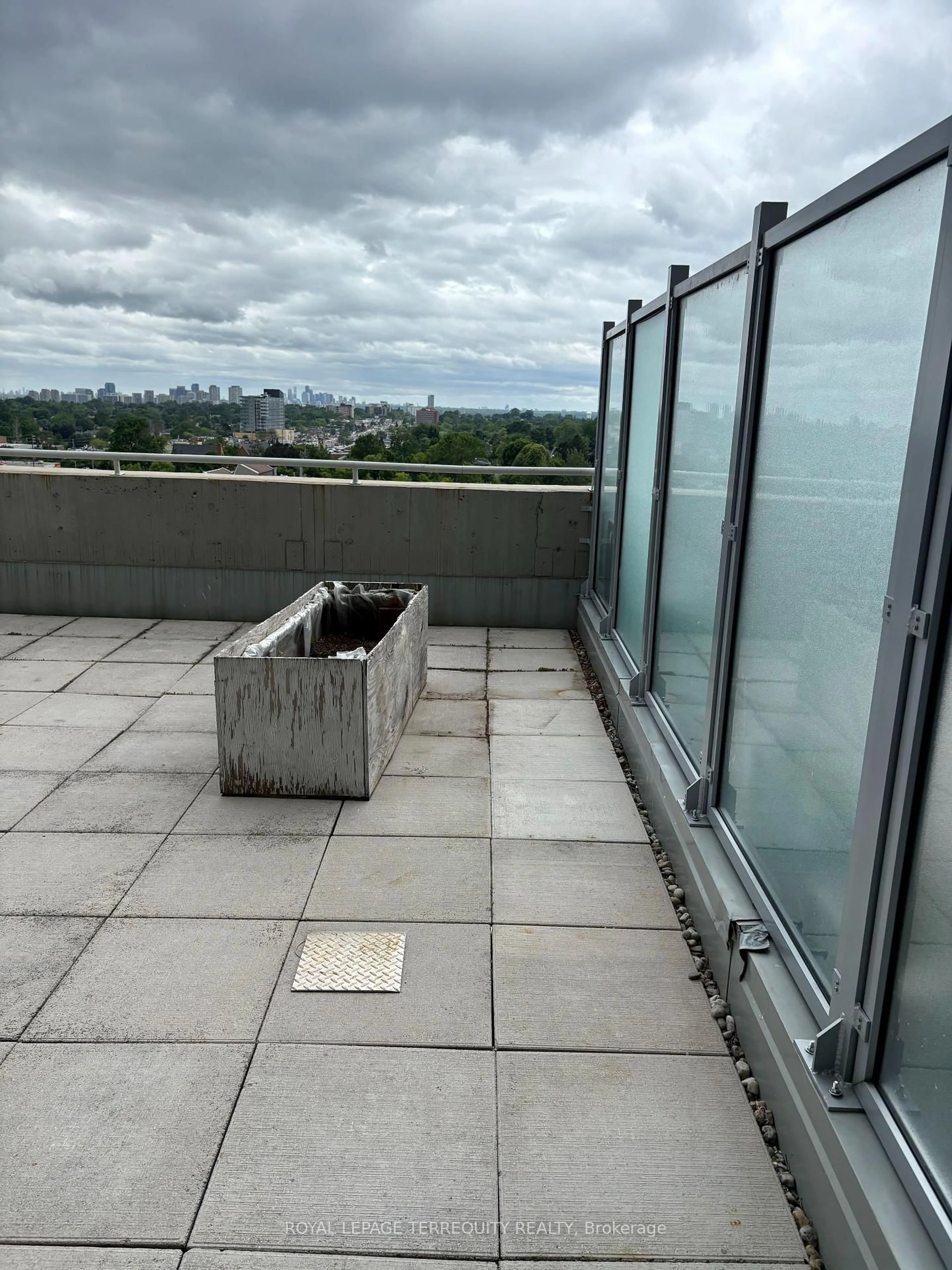 Balcony in the apartment, city buildings view from balcony for 1328 Birchmount Rd #1002, Toronto Ontario M1R 0B6