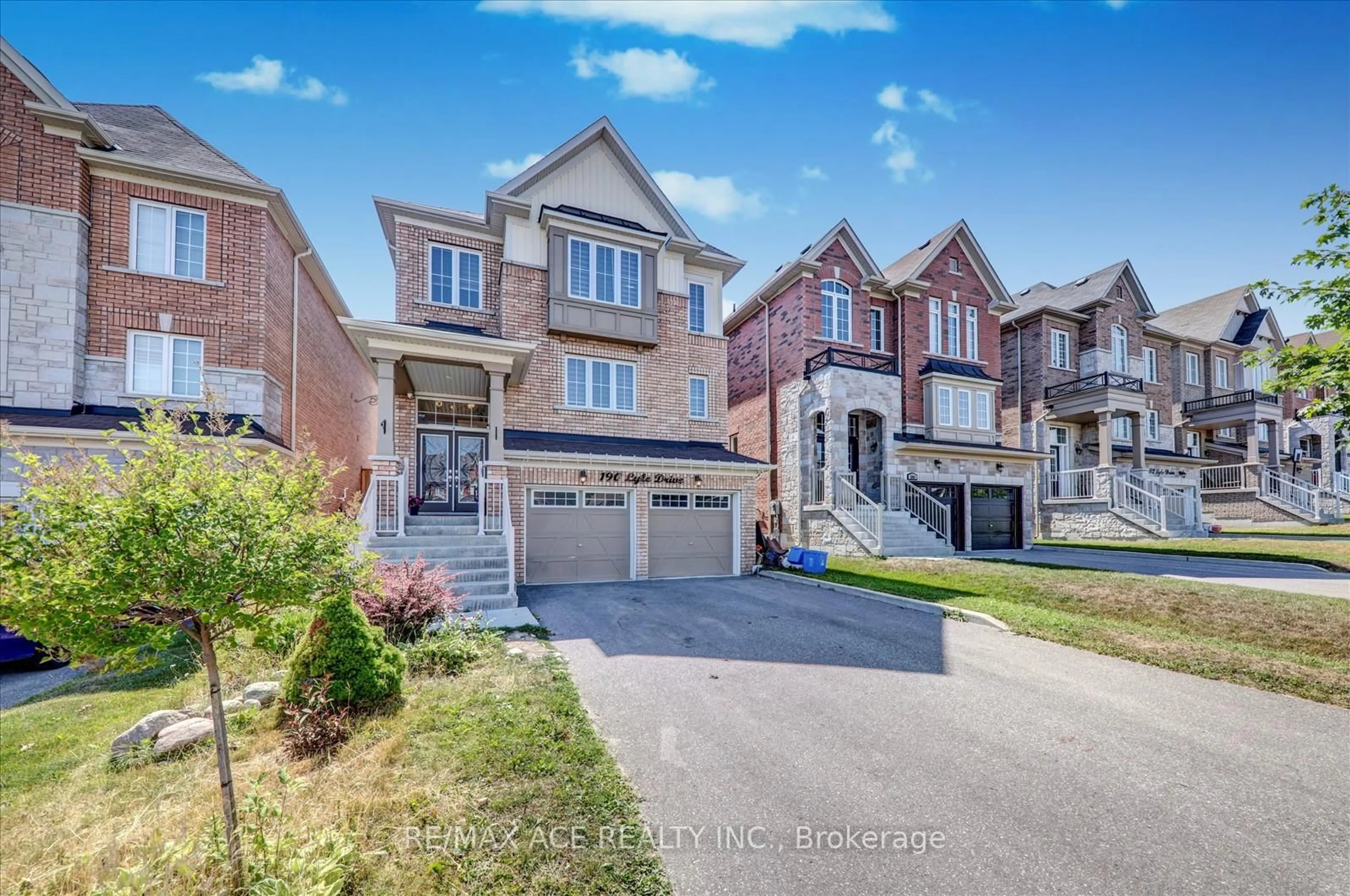 Home with brick exterior material, street for 190 Lyle Dr, Clarington Ontario L1C 0V8