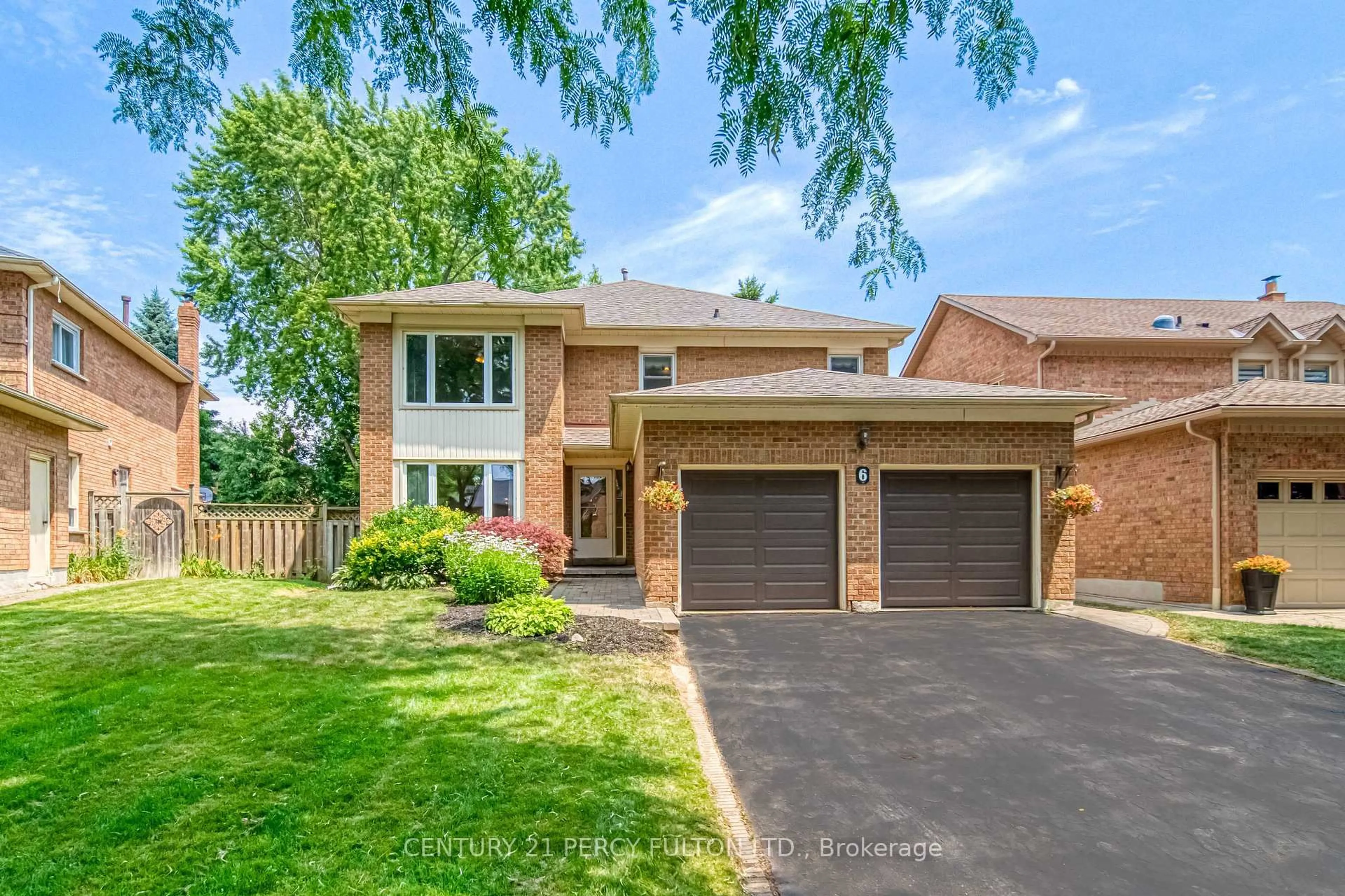 Home with brick exterior material, street for 6 Rice Dr, Whitby Ontario L1N 7X1