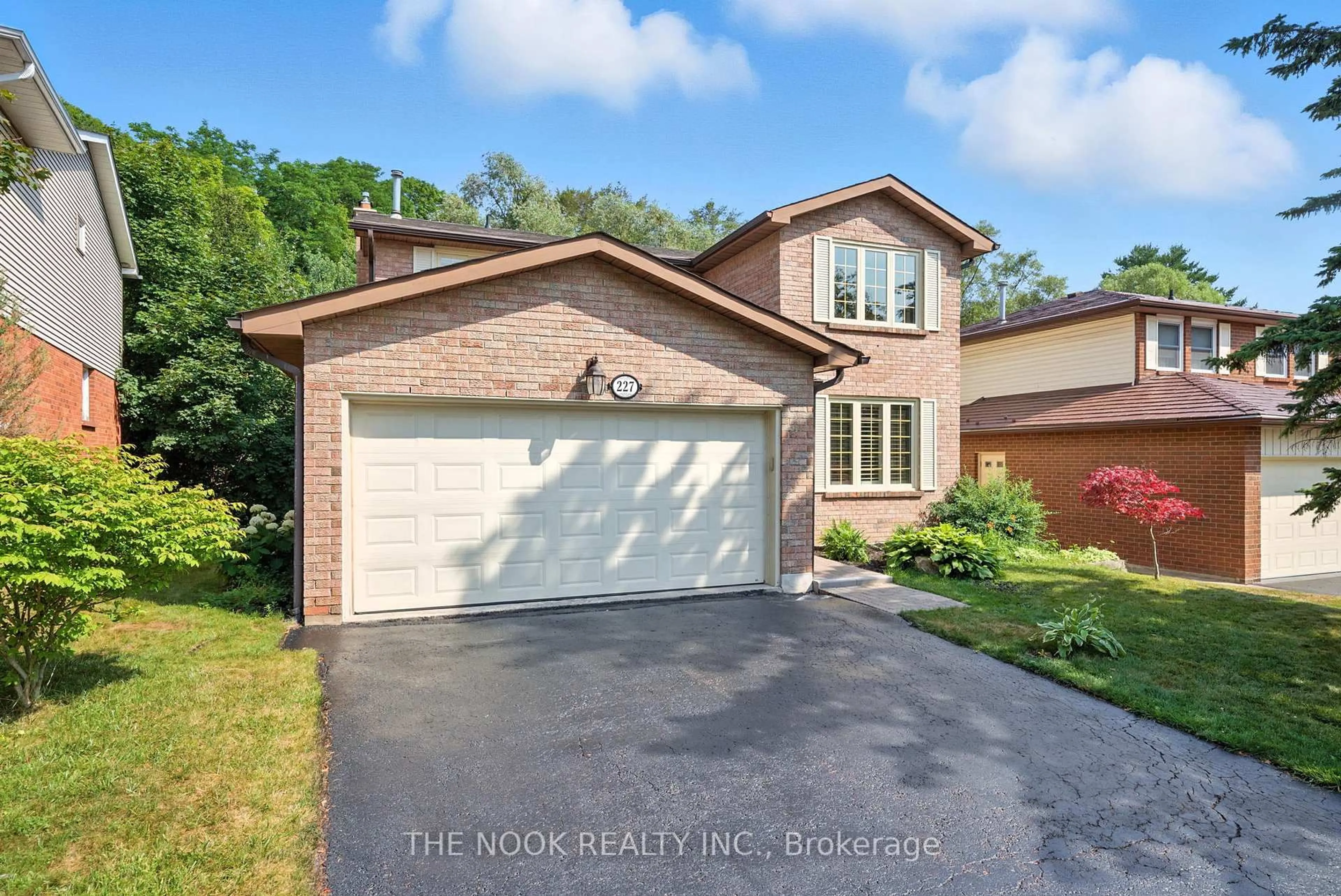 Home with brick exterior material, street for 227 Blue Heron Dr, Oshawa Ontario L1G 6X7