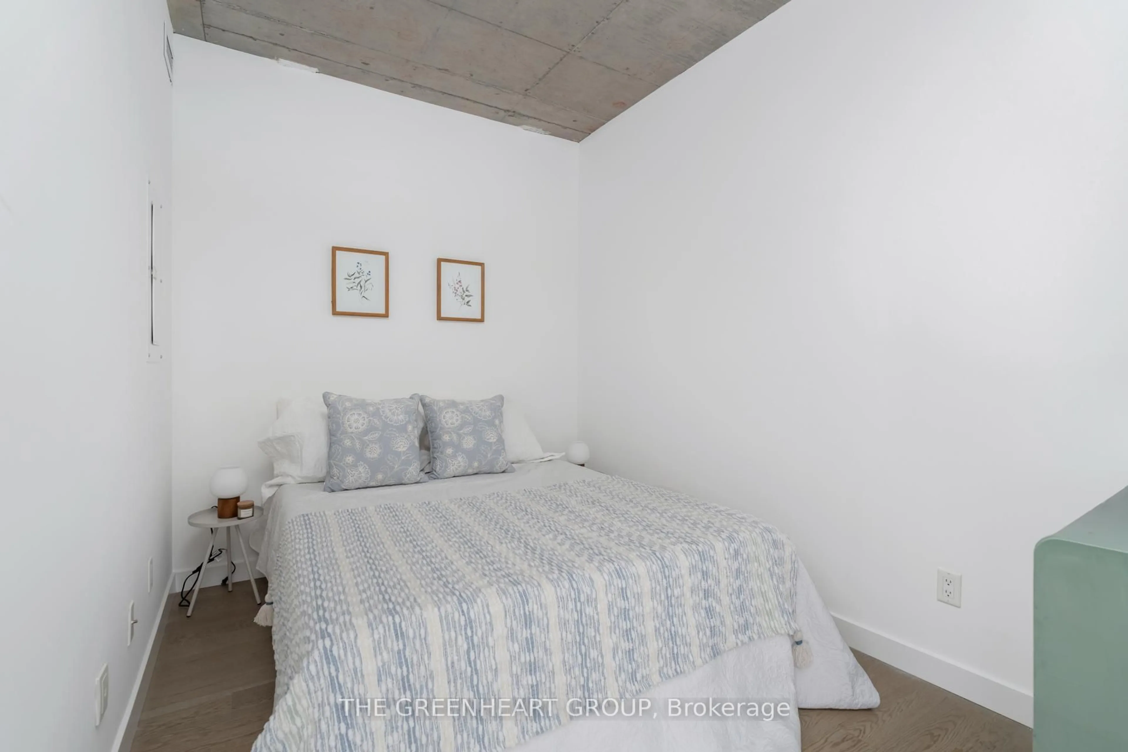 Bedroom with bed, unknown for 90 Broadview Ave #205, Toronto Ontario M4M 0A7