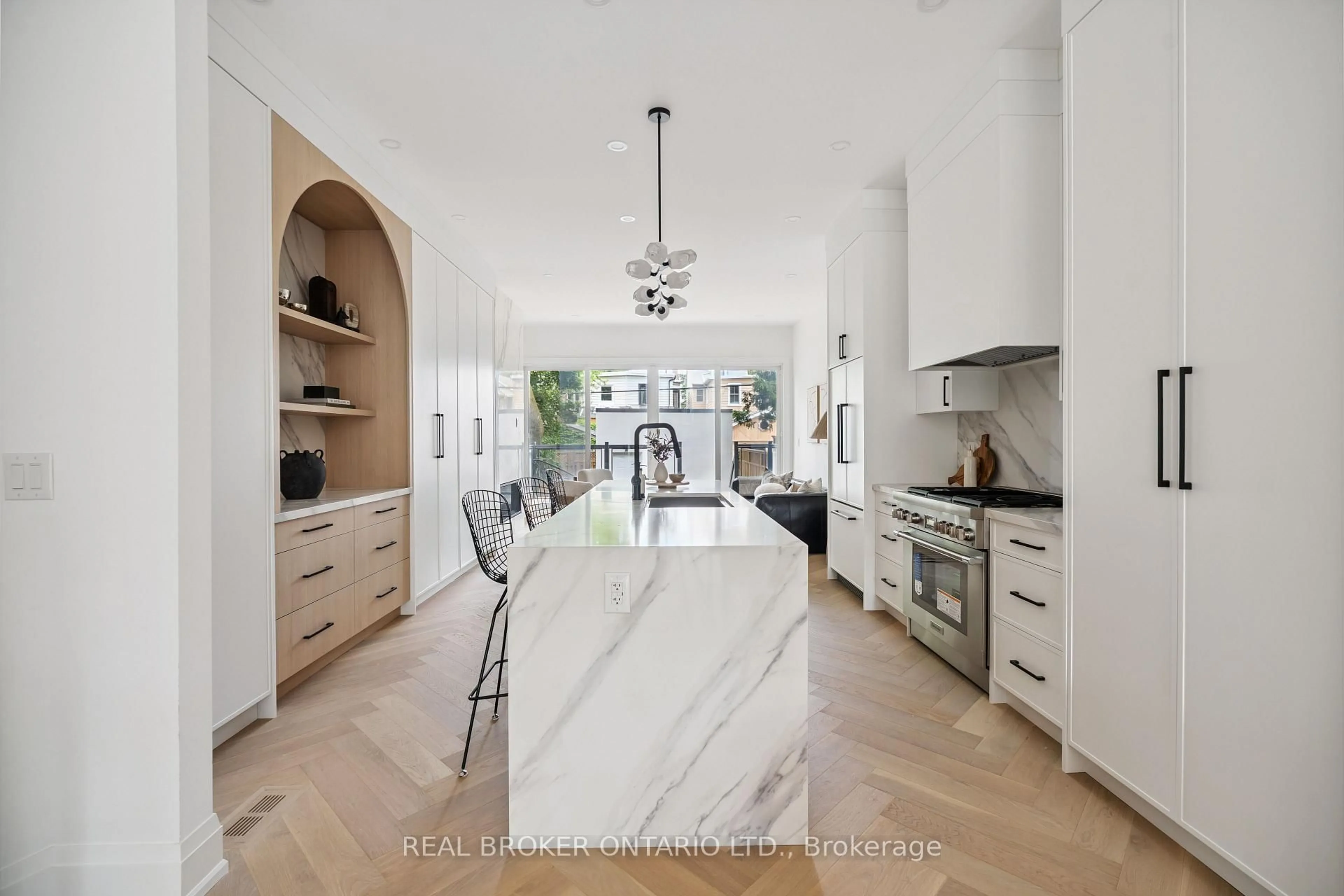 Contemporary kitchen, ceramic/tile floor for 98 Hogarth Ave, Toronto Ontario M4K 1K4