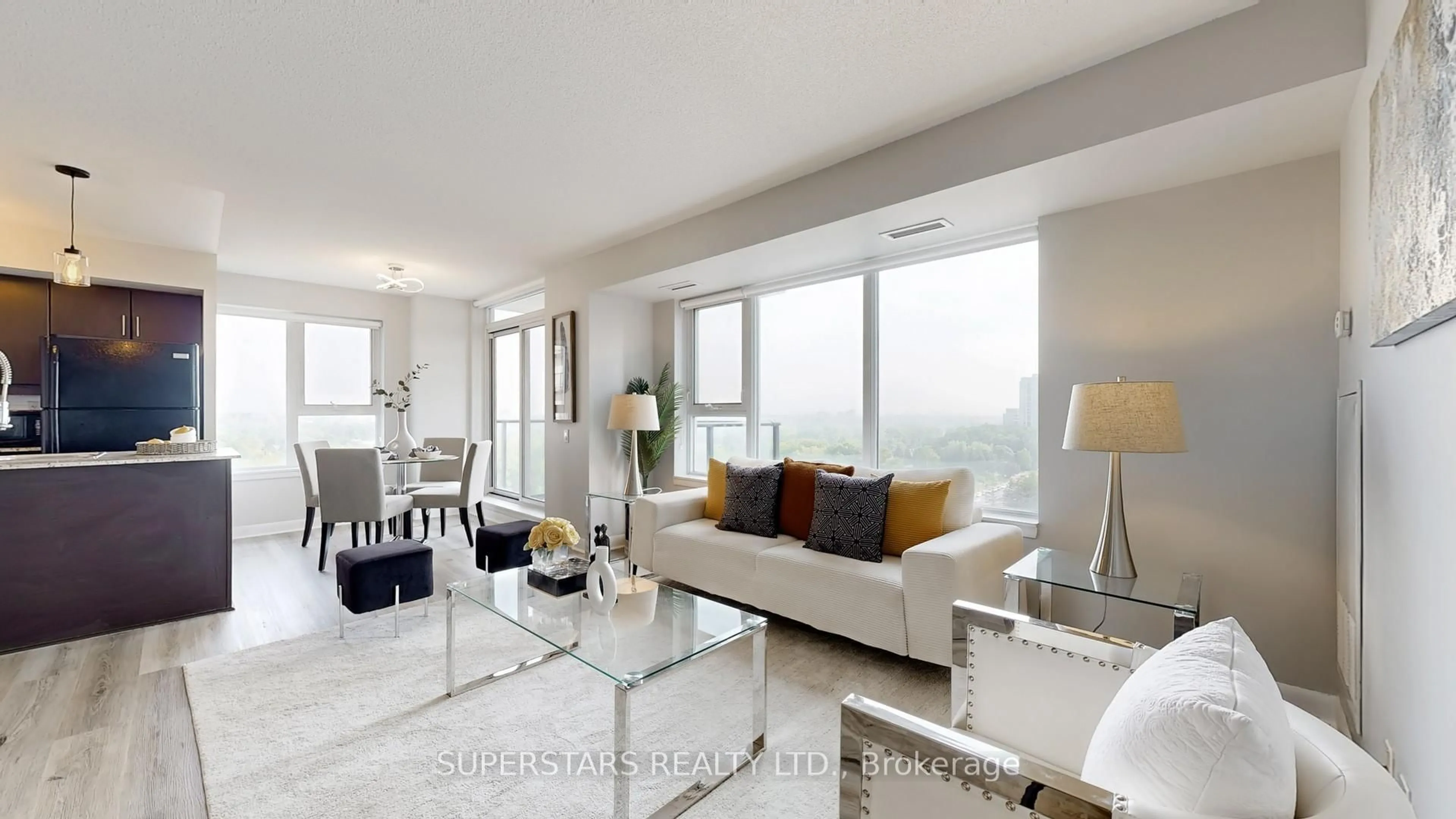 Living room with furniture, unknown for 25 Town Centre Crt #1608, Toronto Ontario M1P 0B4