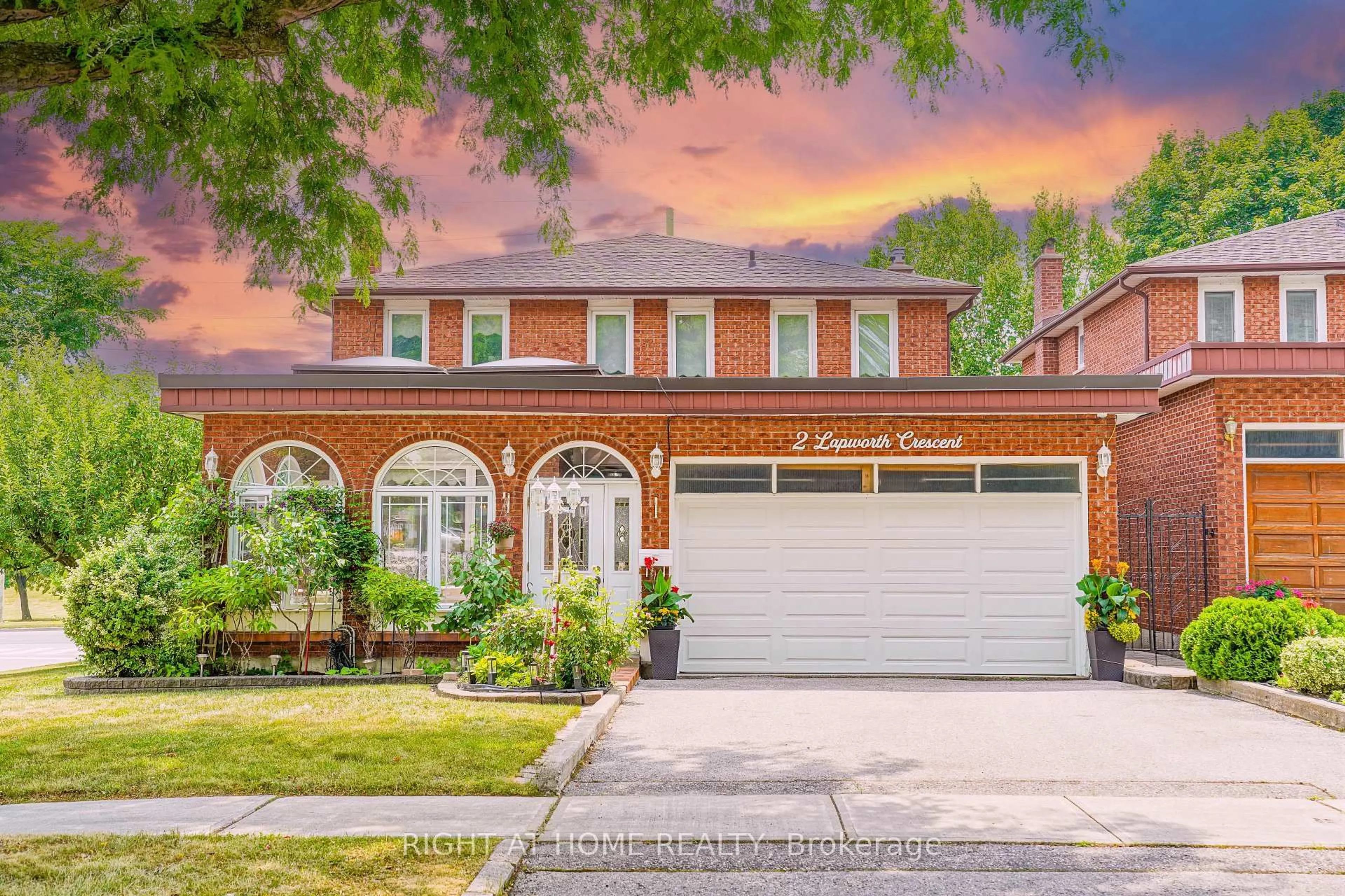 Home with brick exterior material, street for 2 Lapworth Cres, Toronto Ontario M1V 2M5