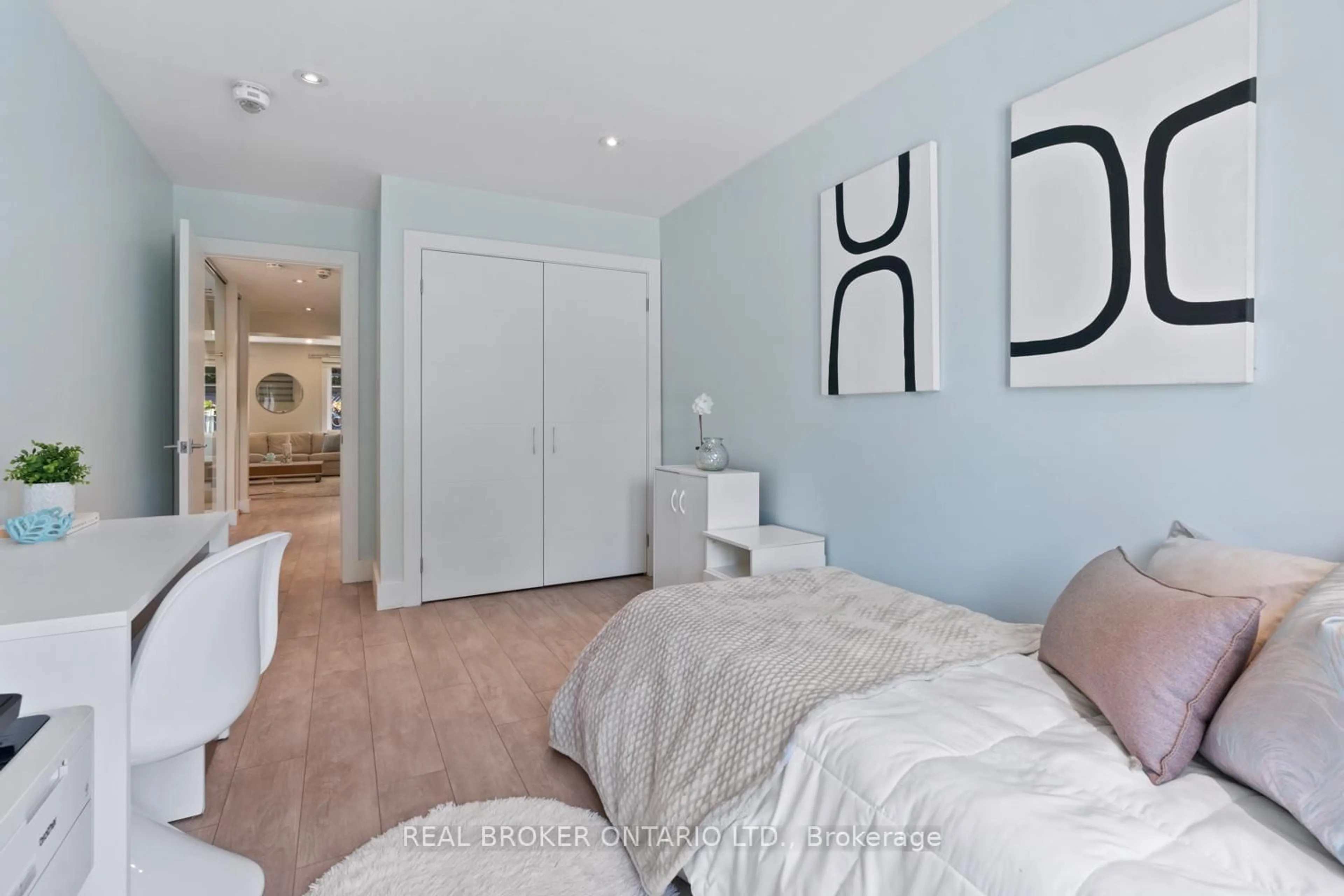 Bedroom with bed, unknown for 1837 Gerrard St, Toronto Ontario M4L 2B6