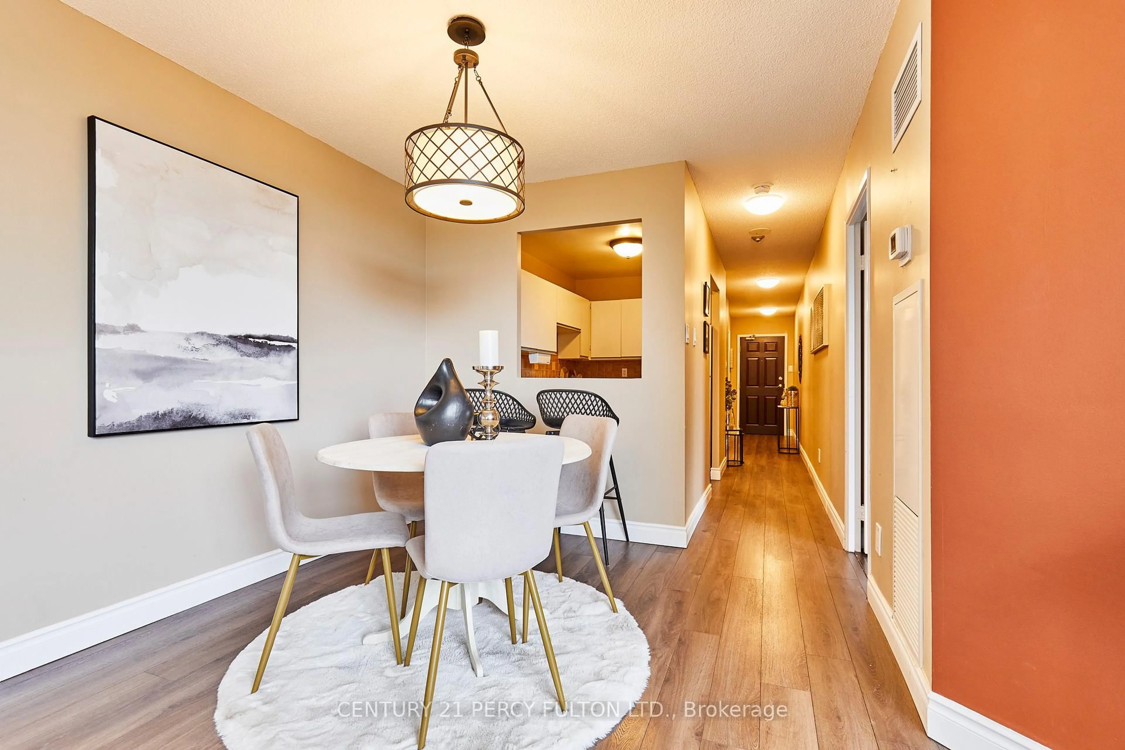 Dining room, wood/laminate floor for 2 Westney Rd #102, Ajax Ontario L1T 3H3