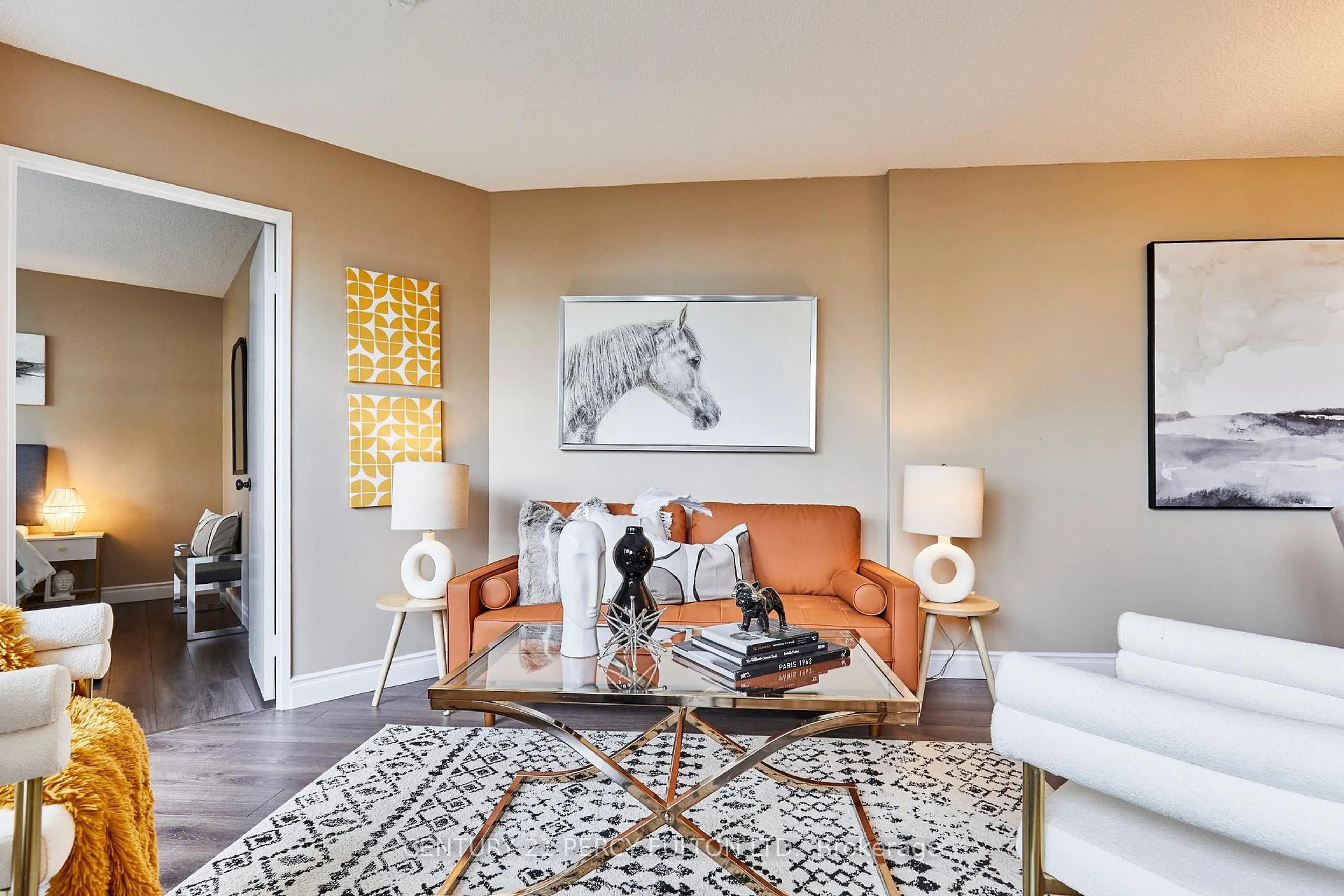 Living room with furniture, unknown for 2 Westney Rd #102, Ajax Ontario L1T 3H3
