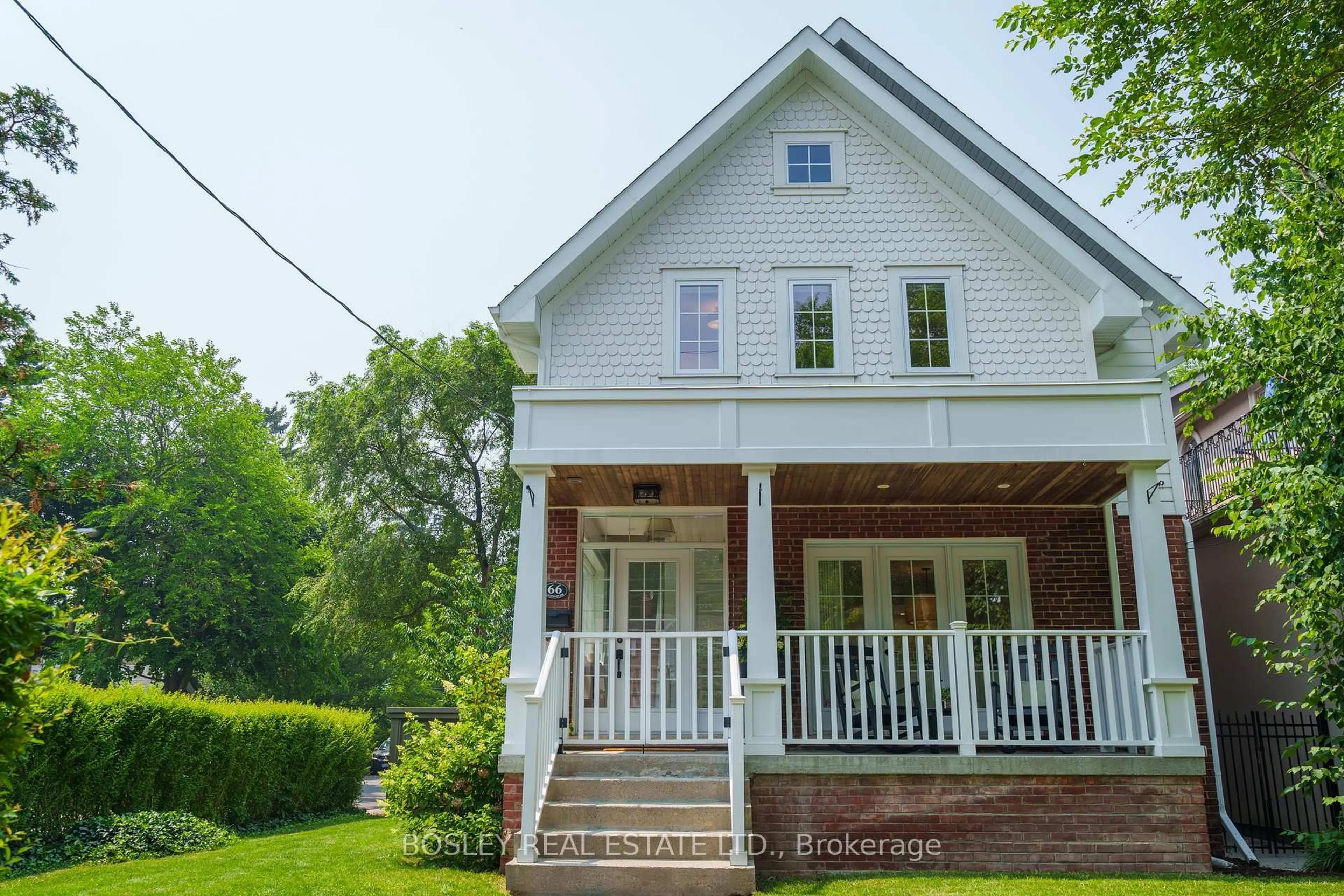Home with vinyl exterior material, street for 66 Kildonan Dr, Toronto Ontario M1N 3B8