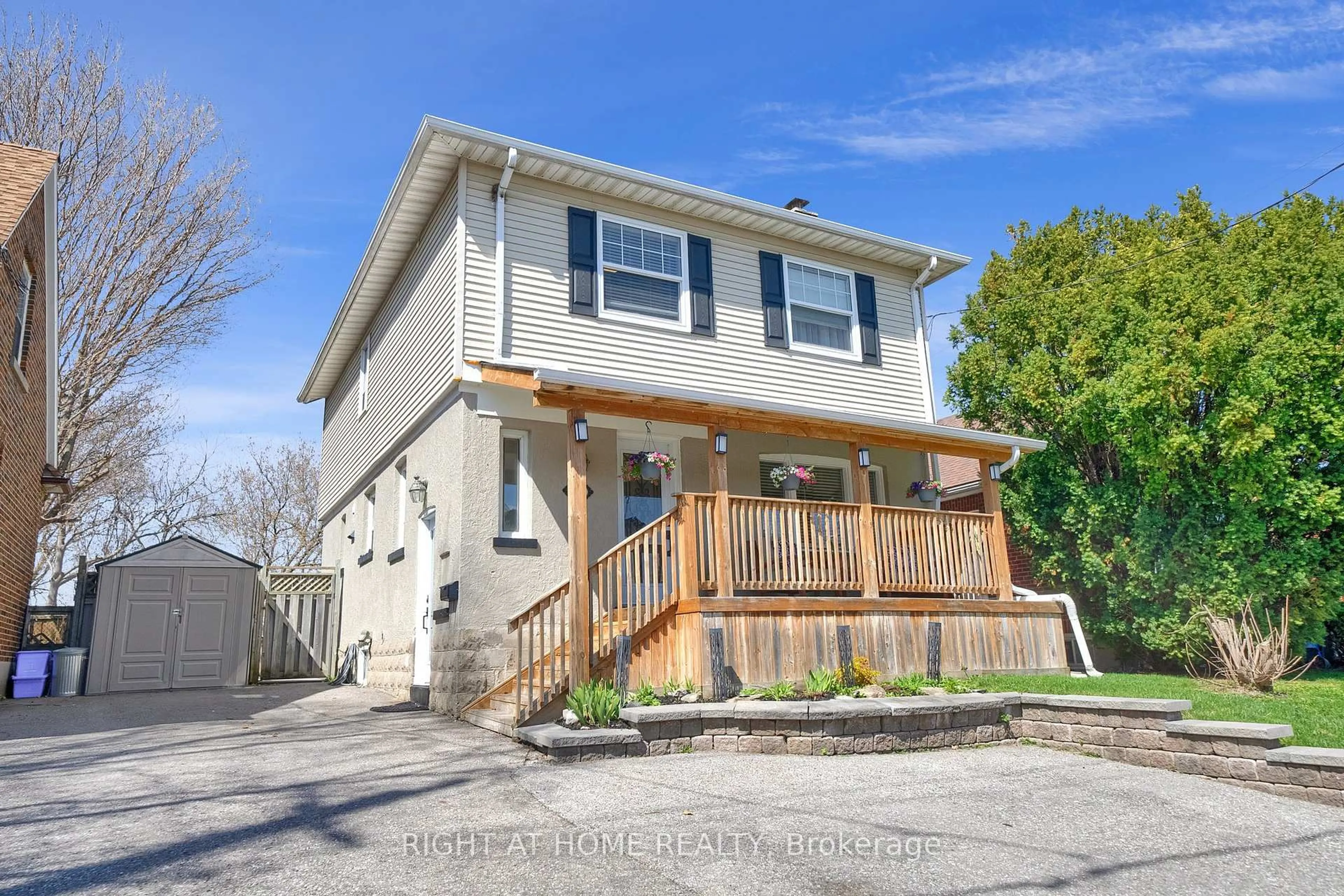 Home with vinyl exterior material, street for 244 Oshawa Blvd, Oshawa Ontario L1G 5S9