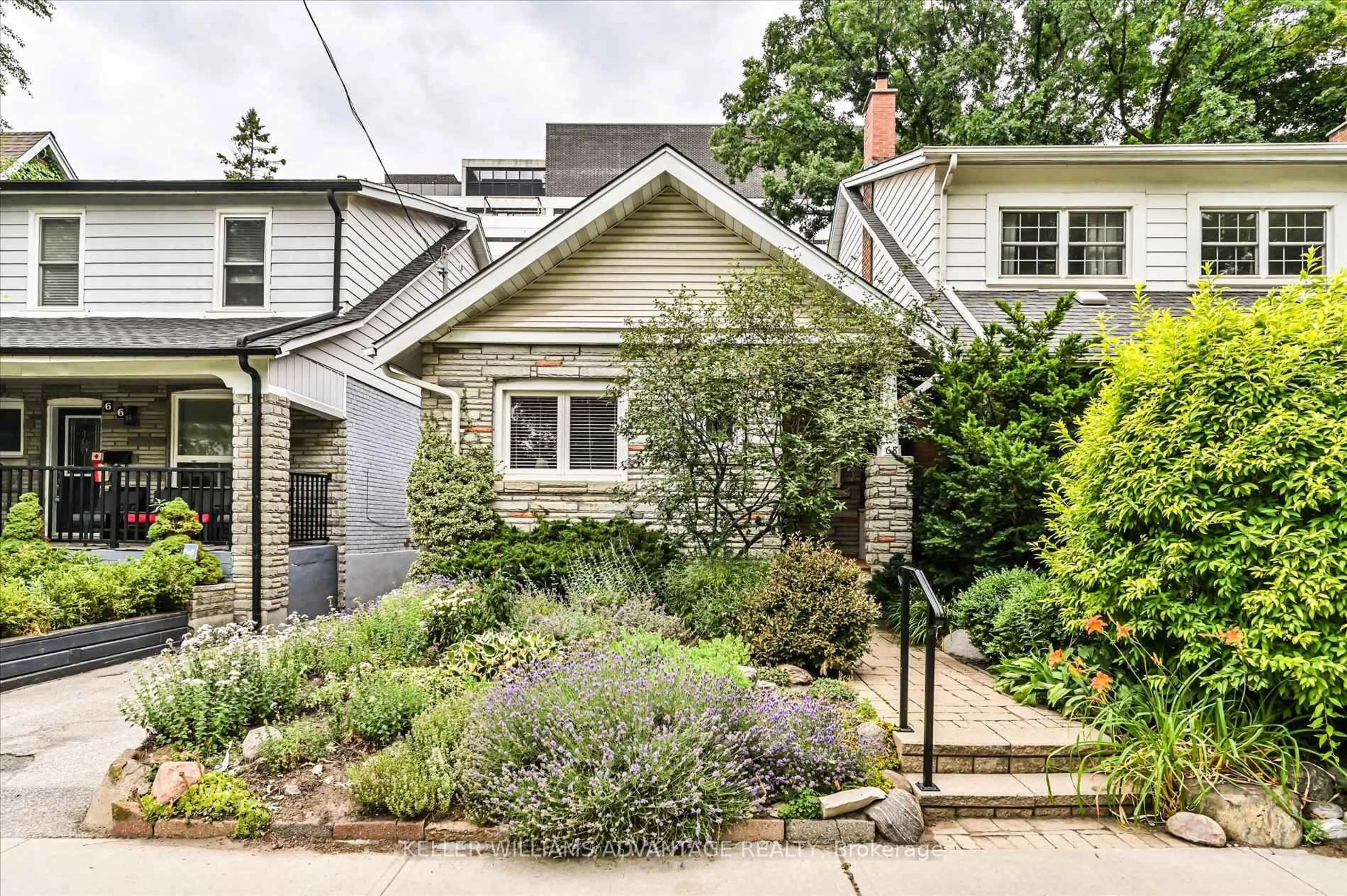Home with brick exterior material, street for 68 Keystone Ave, Toronto Ontario M4C 1H4