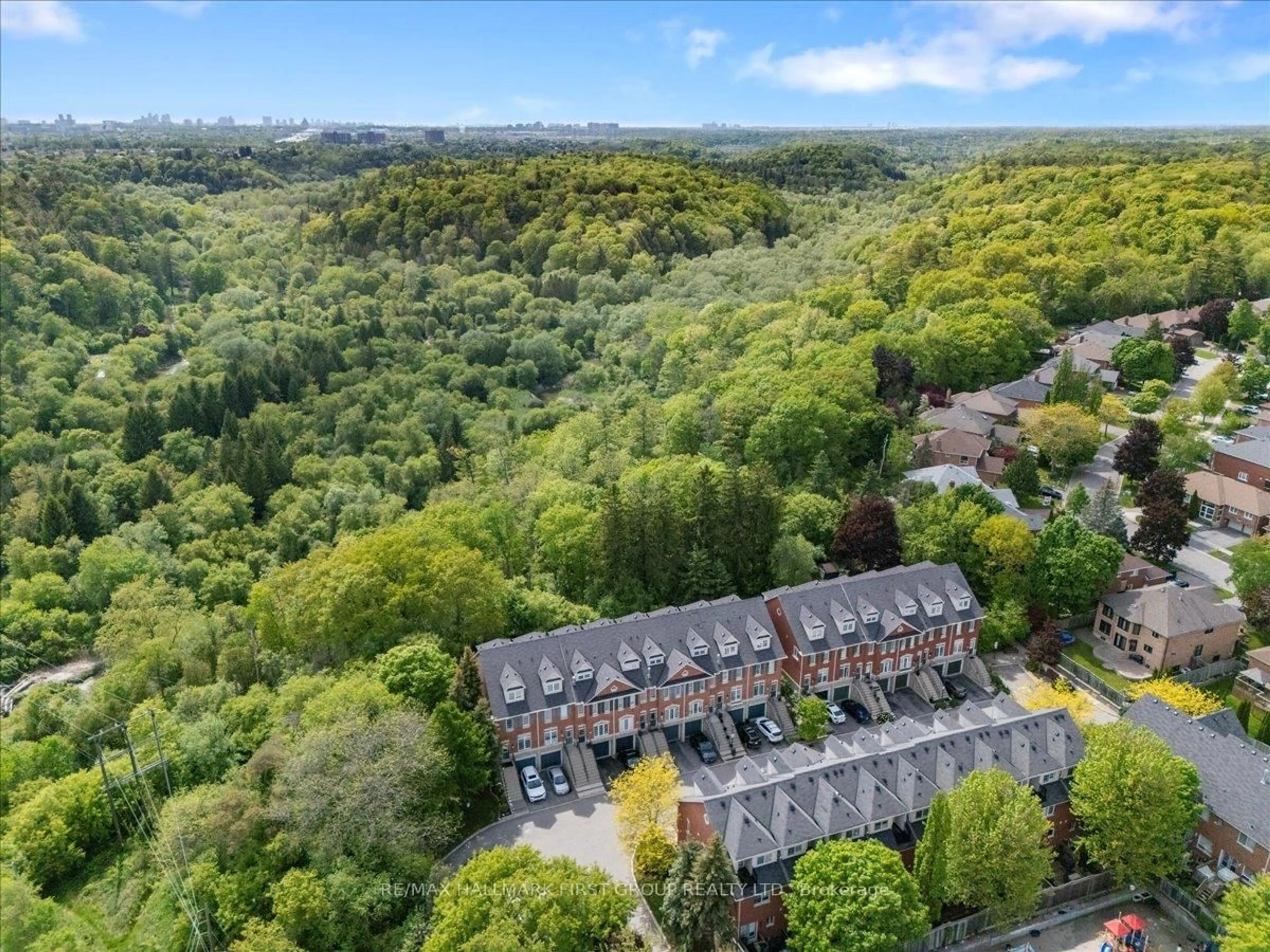 A pic from outside/outdoor area/front of a property/back of a property/a pic from drone, forest/trees view for 1330 Altona Rd #19, Pickering Ontario L1V 7E8