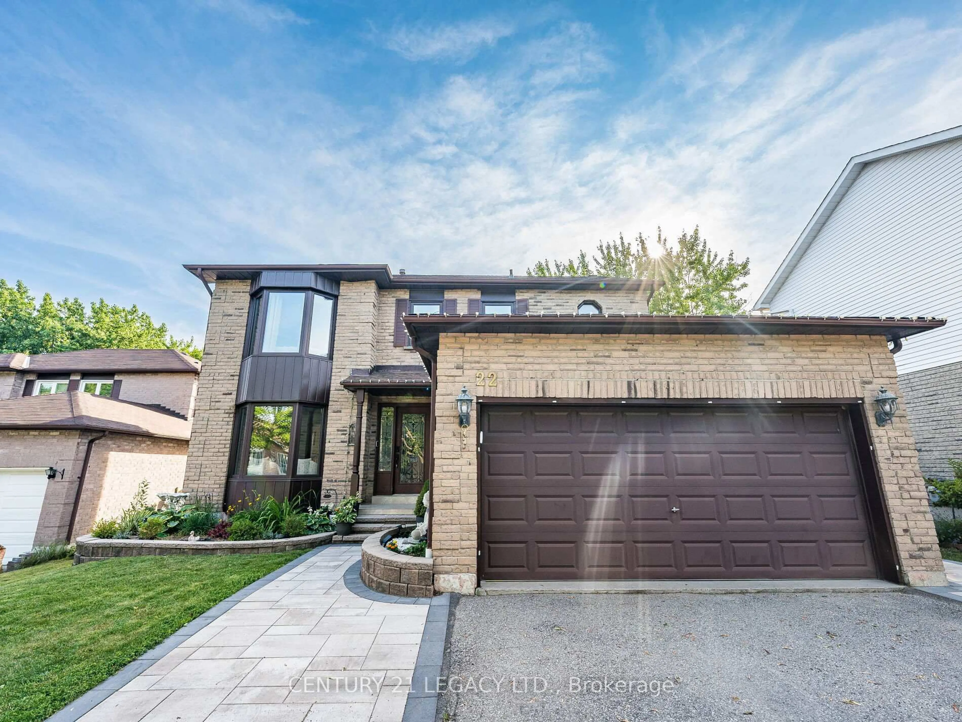 Home with brick exterior material, street for 22 Mayflower St, Whitby Ontario L1R 2P5