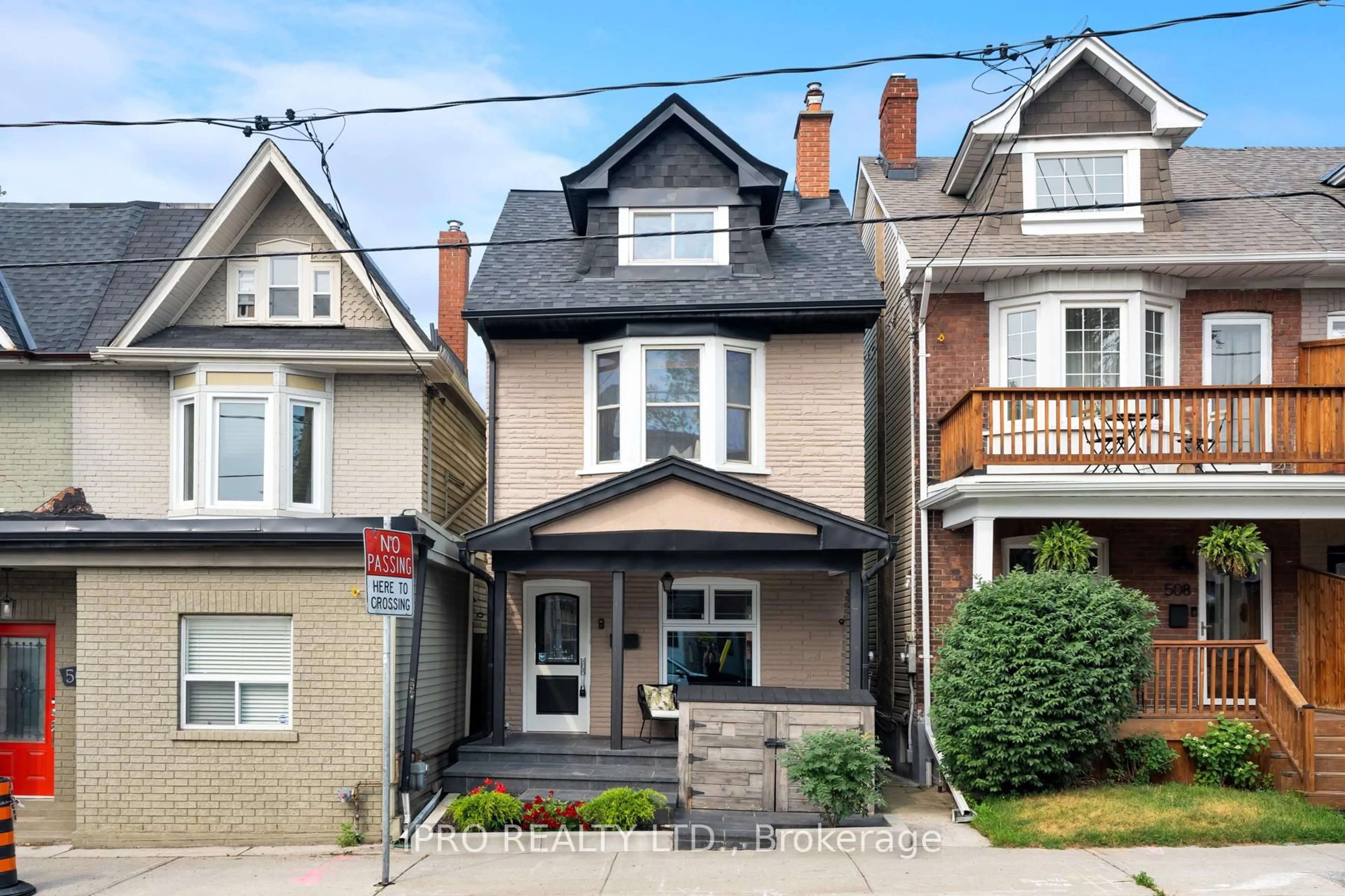 Home with brick exterior material, street for 506 Pape Ave, Toronto Ontario M4K 3R2