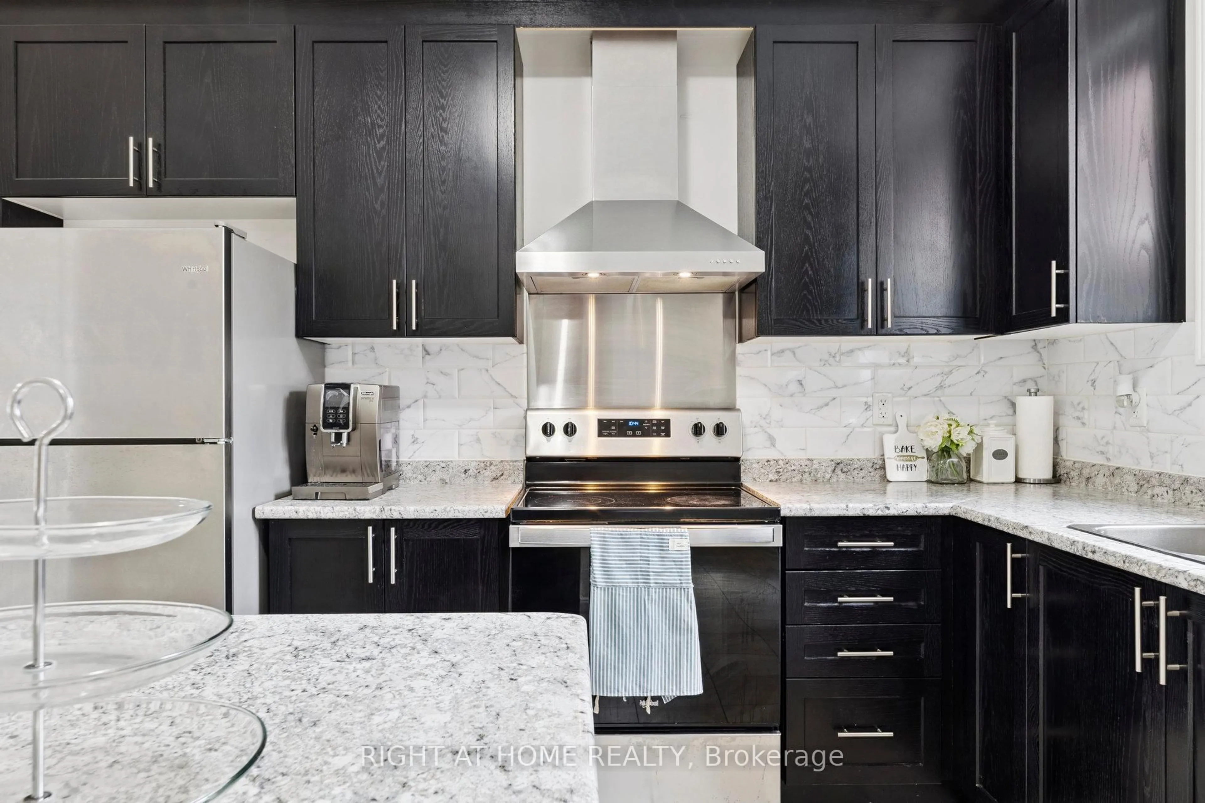 Contemporary kitchen, ceramic/tile floor for 222 Coronation Rd, Whitby Ontario L1P 0H7