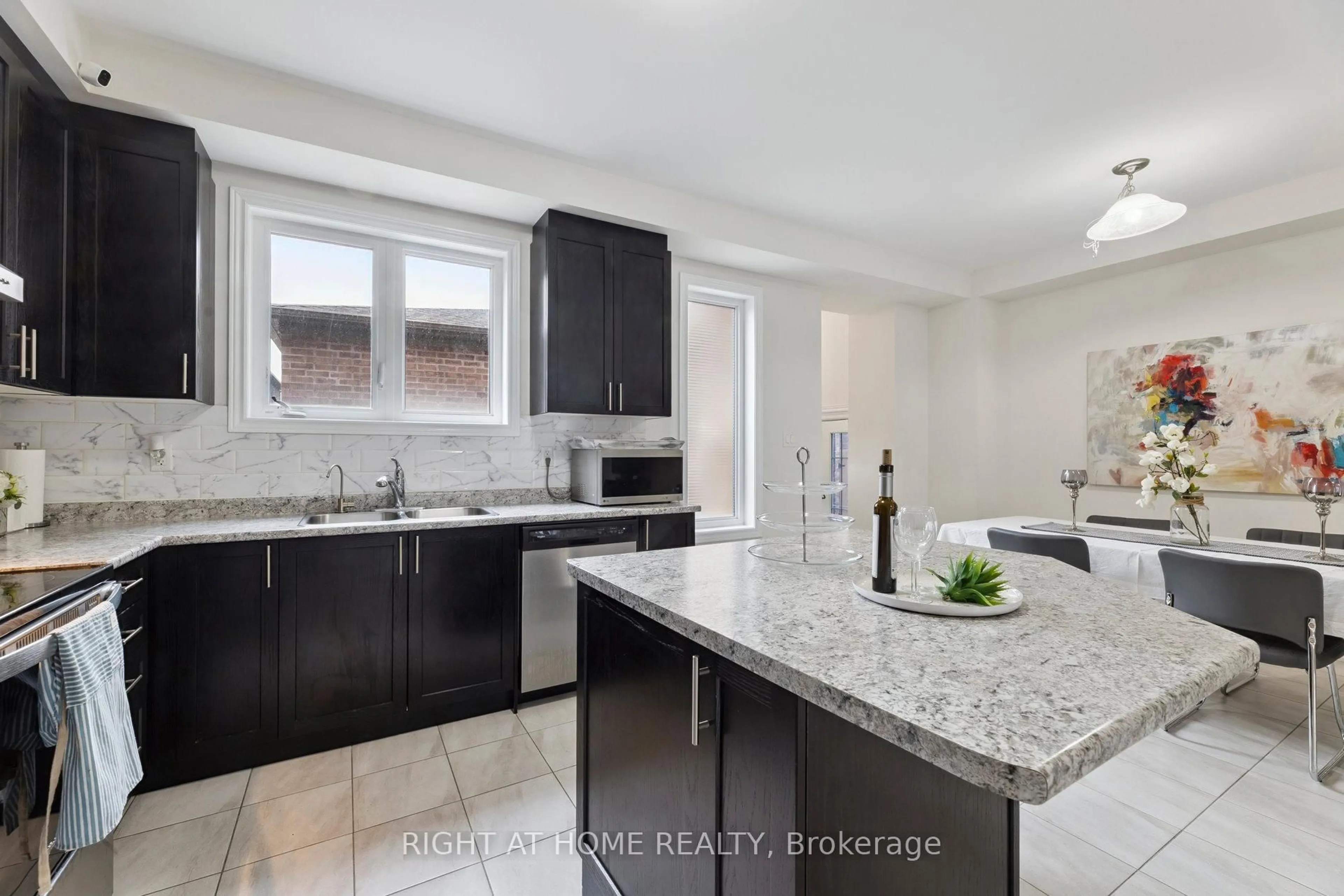 Open concept kitchen, ceramic/tile floor for 222 Coronation Rd, Whitby Ontario L1P 0H7