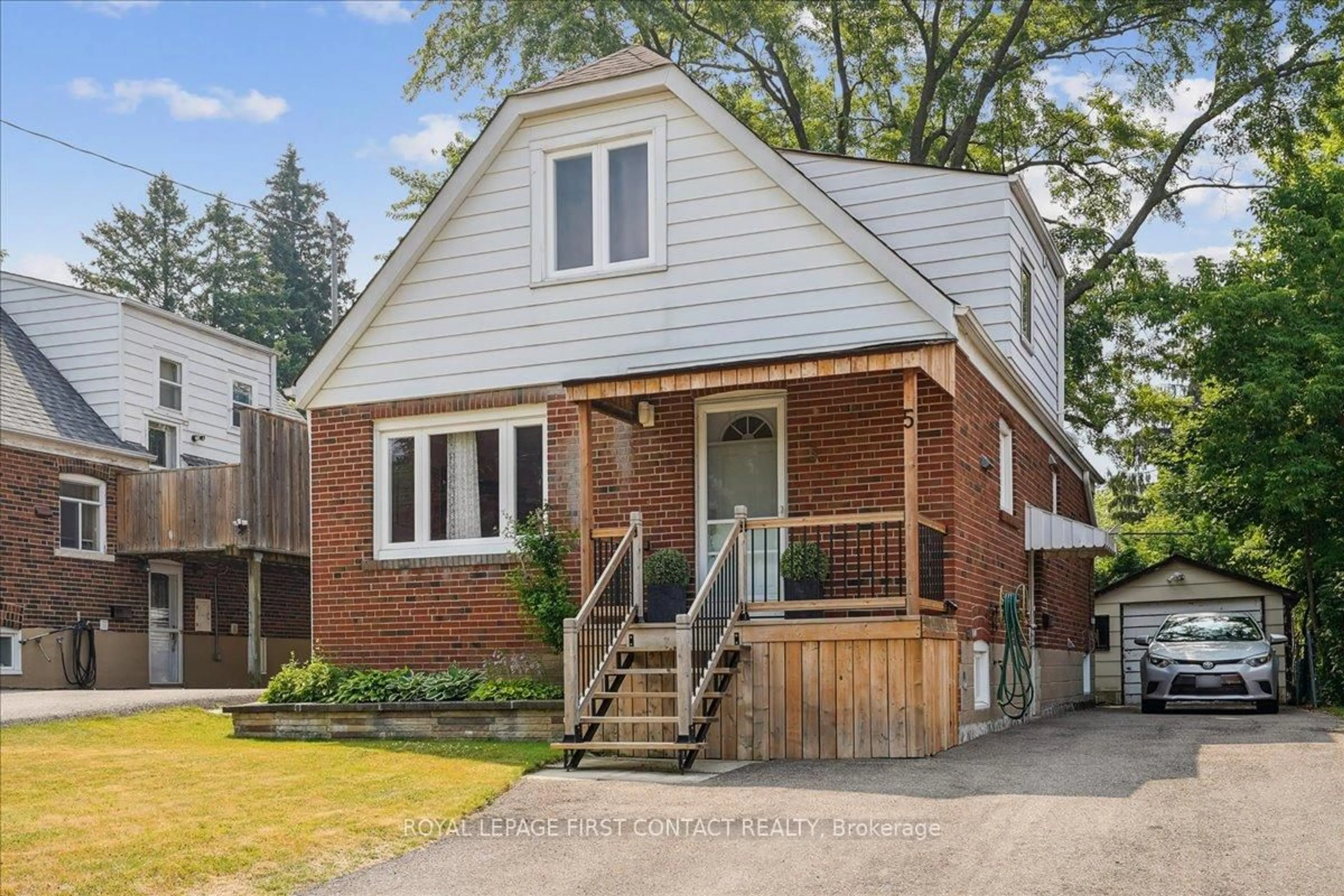 Home with brick exterior material, street for 5 Radnor Ave, Toronto Ontario M1P 1G3