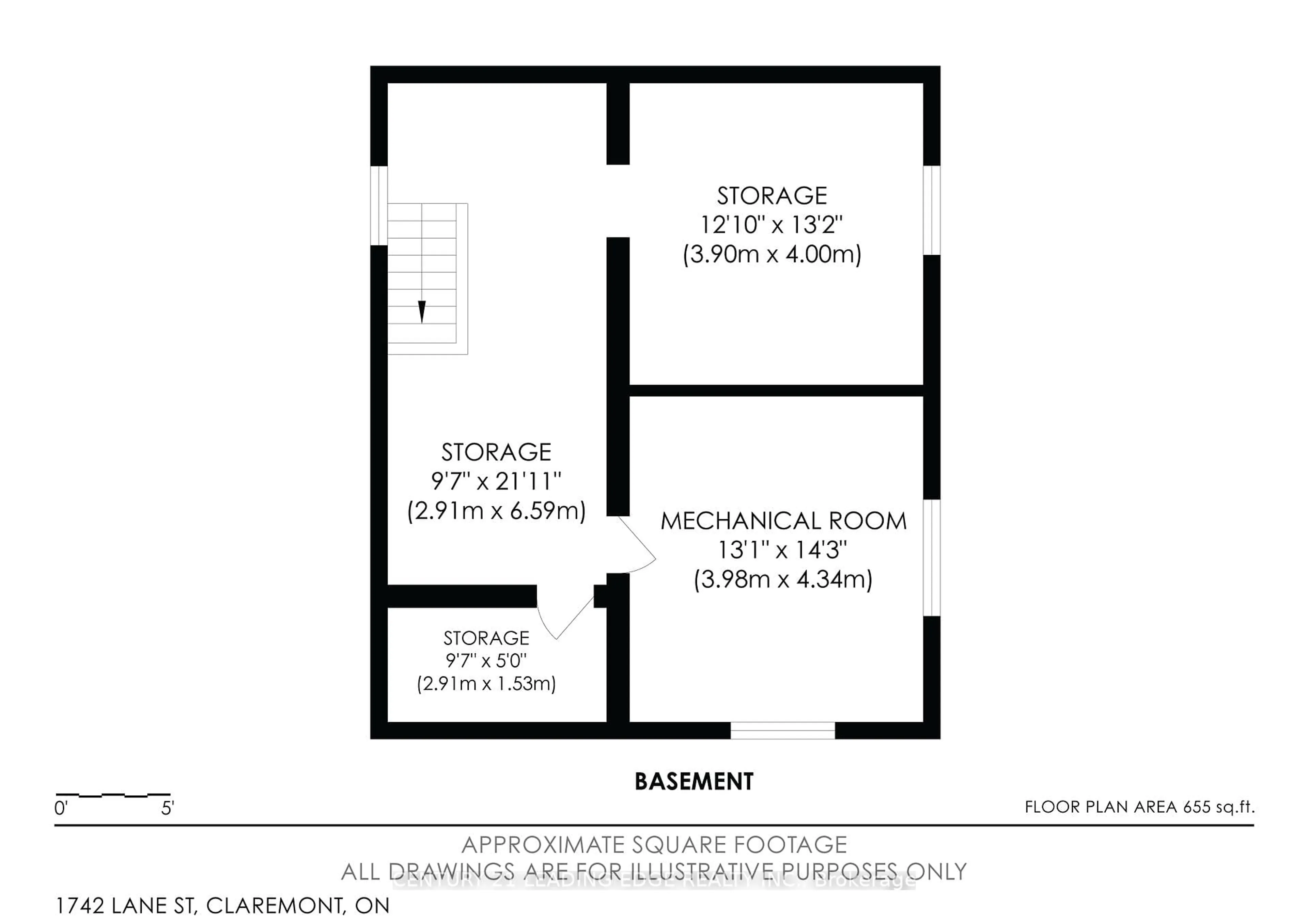 Floor plan for 1742 Lane St, Pickering Ontario L1Y 1B6