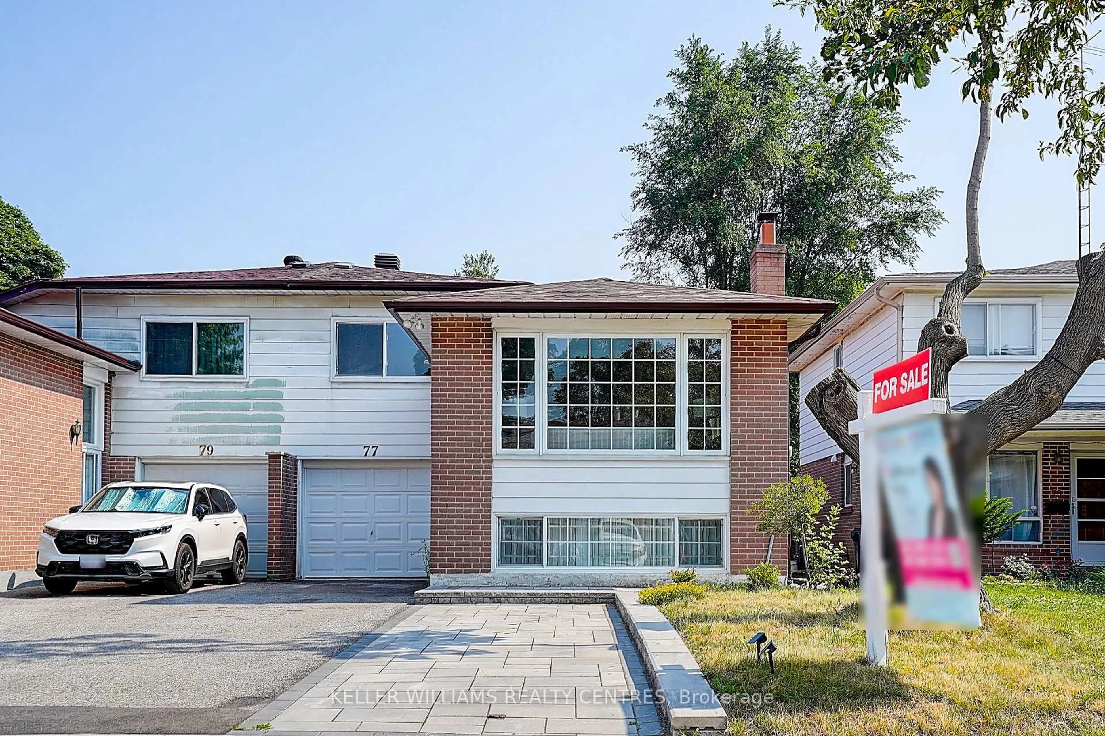Home with brick exterior material, street for 77 Glenstroke Dr, Toronto Ontario M1S 3A1
