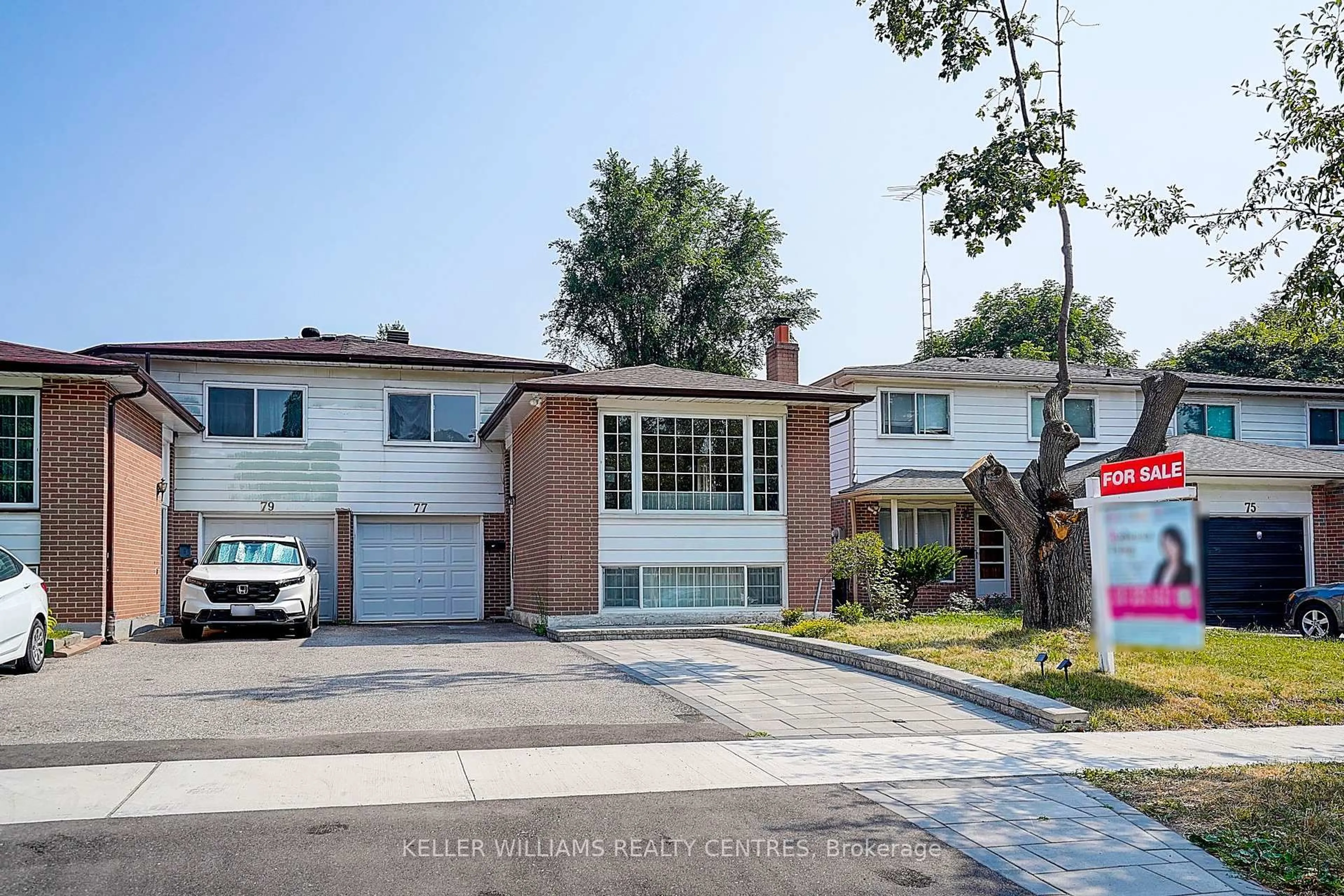 Home with brick exterior material, street for 77 Glenstroke Dr, Toronto Ontario M1S 3A1