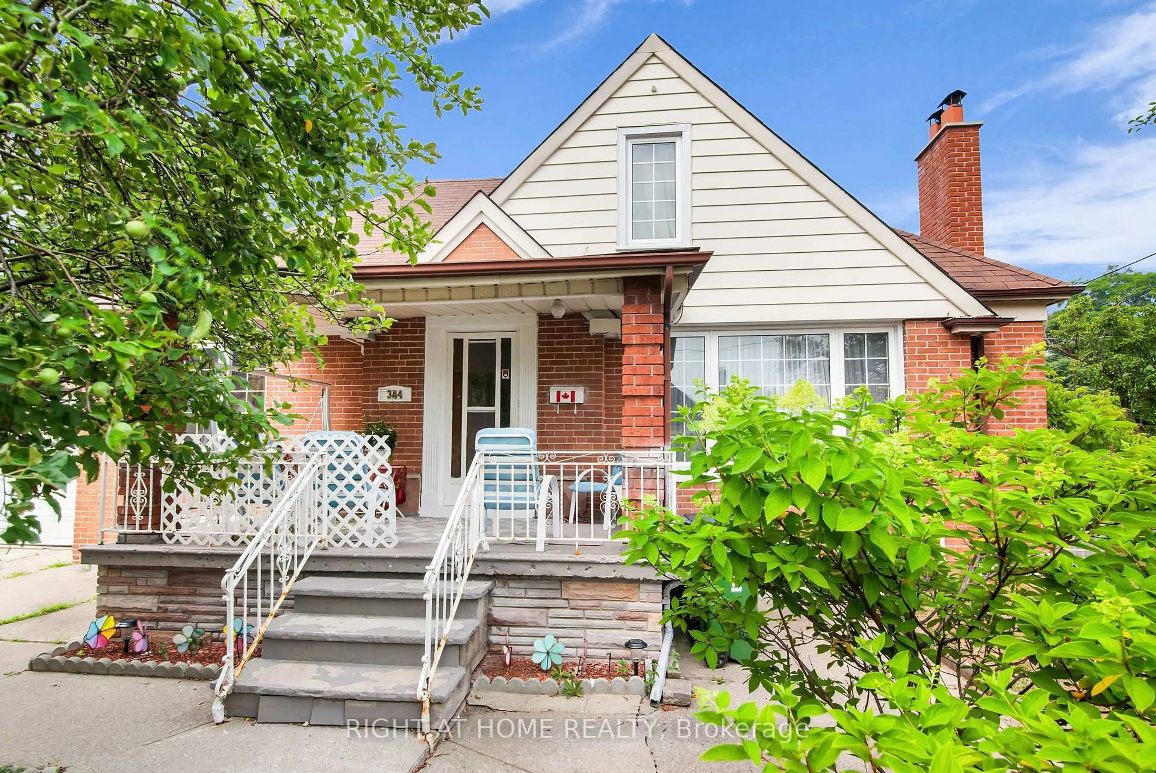 Home with brick exterior material, street for 344 Linsmore Cres, Toronto Ontario M4J 4M2