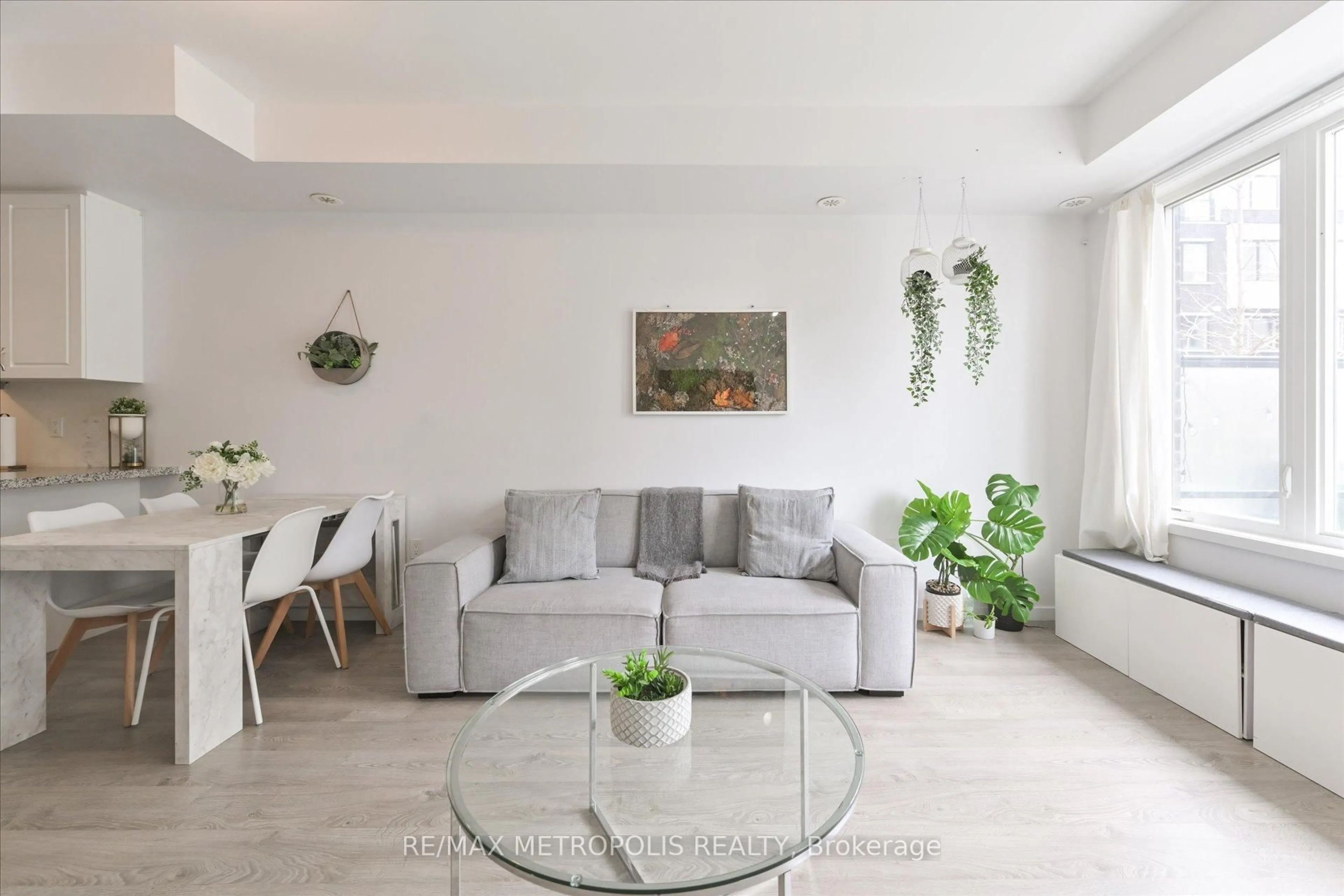 Living room with furniture, unknown for 1711 Pure Springs Blvd Blvd #503, Pickering Ontario L1X 0E3