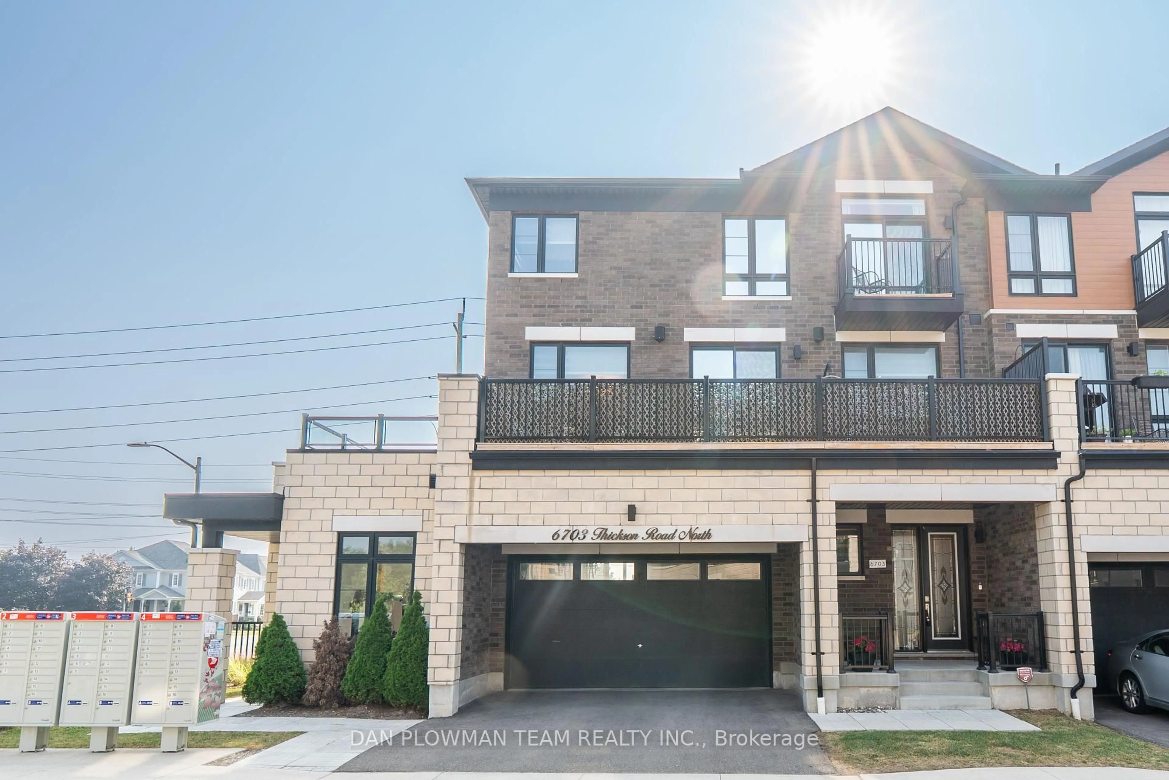 Home with brick exterior material, street for 6703 Thickson Rd, Whitby Ontario L1M 0M3