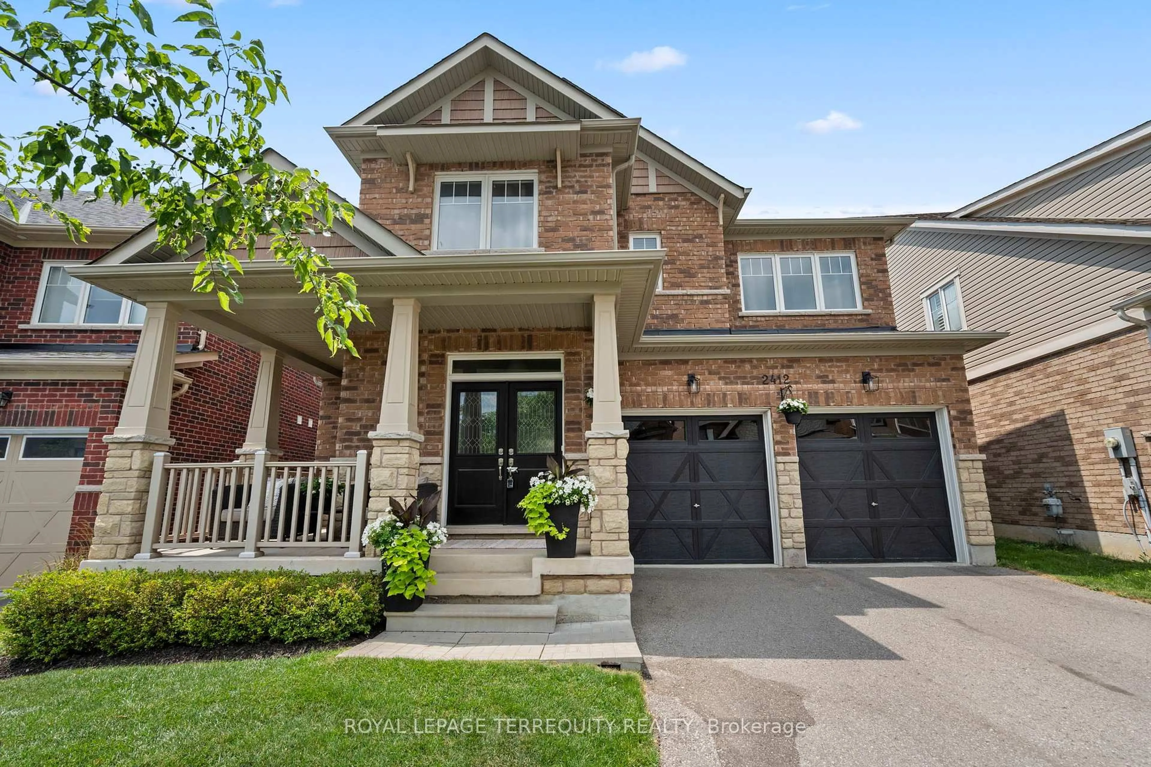 Home with brick exterior material, street for 2412 New Providence St, Oshawa Ontario L1L 0G2