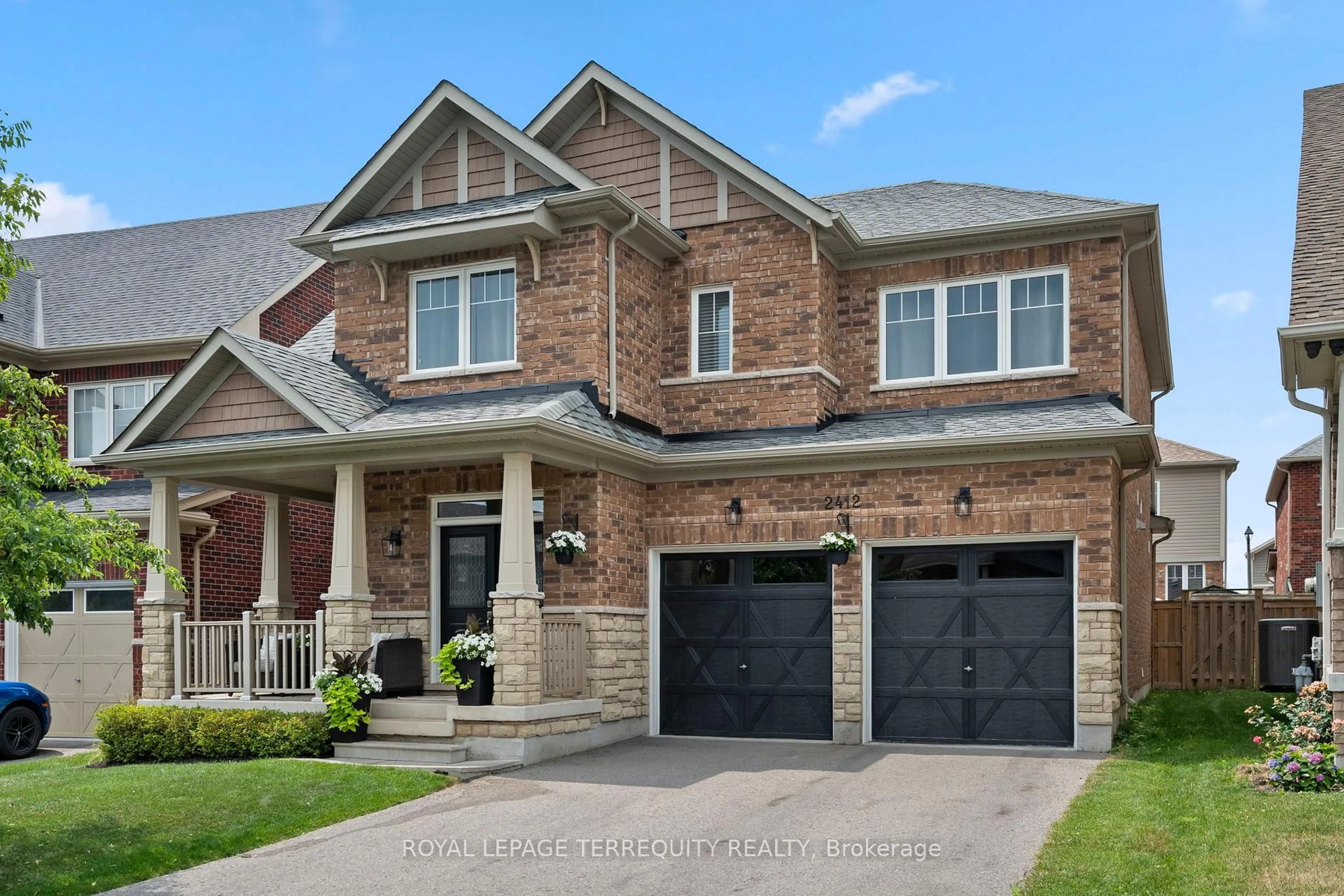 Home with brick exterior material, street for 2412 New Providence St, Oshawa Ontario L1L 0G2