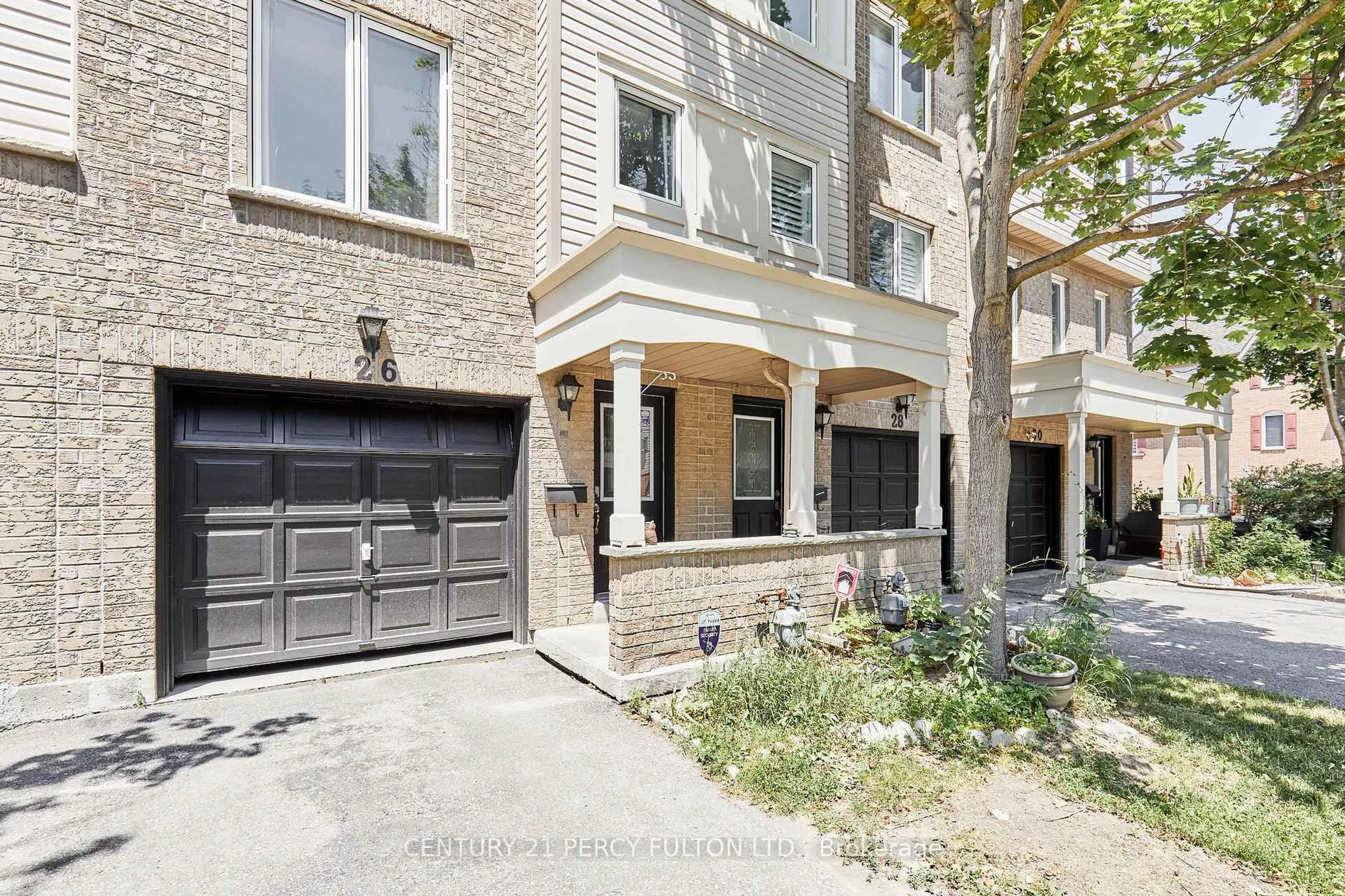 Home with brick exterior material, street for 26 Spraggins Lane, Ajax Ontario L1T 4H2