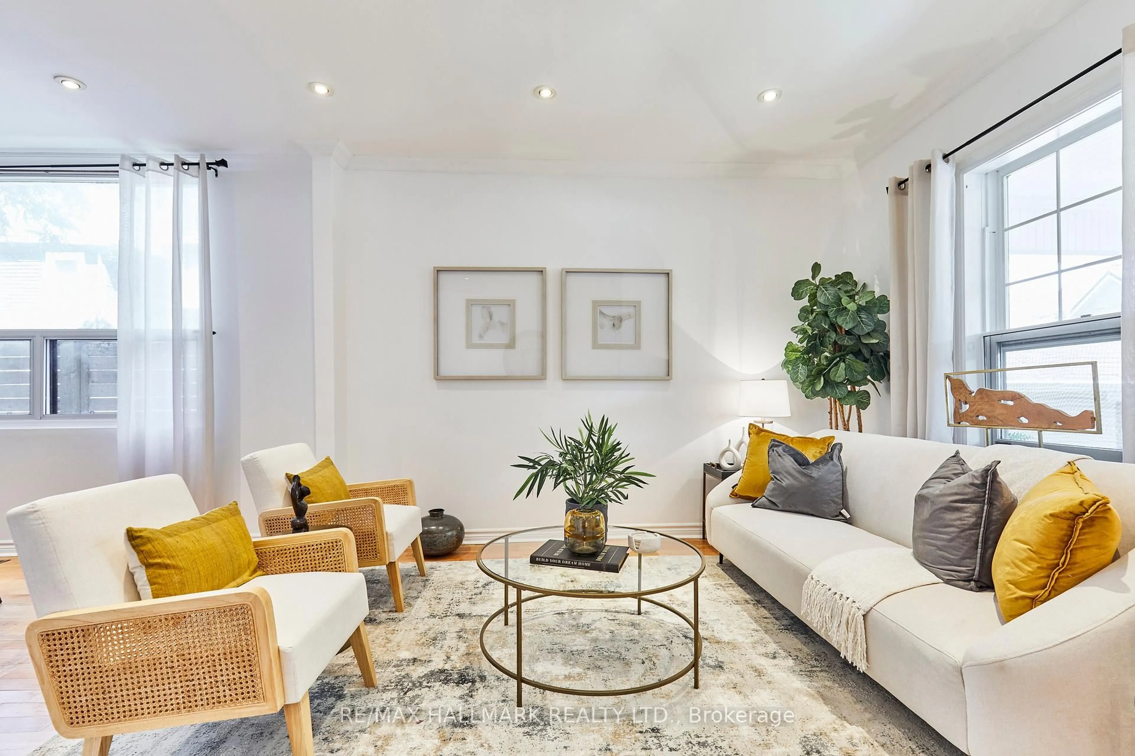 Living room with furniture, unknown for 70 Wolverleigh Blvd, Toronto Ontario M4J 1R7