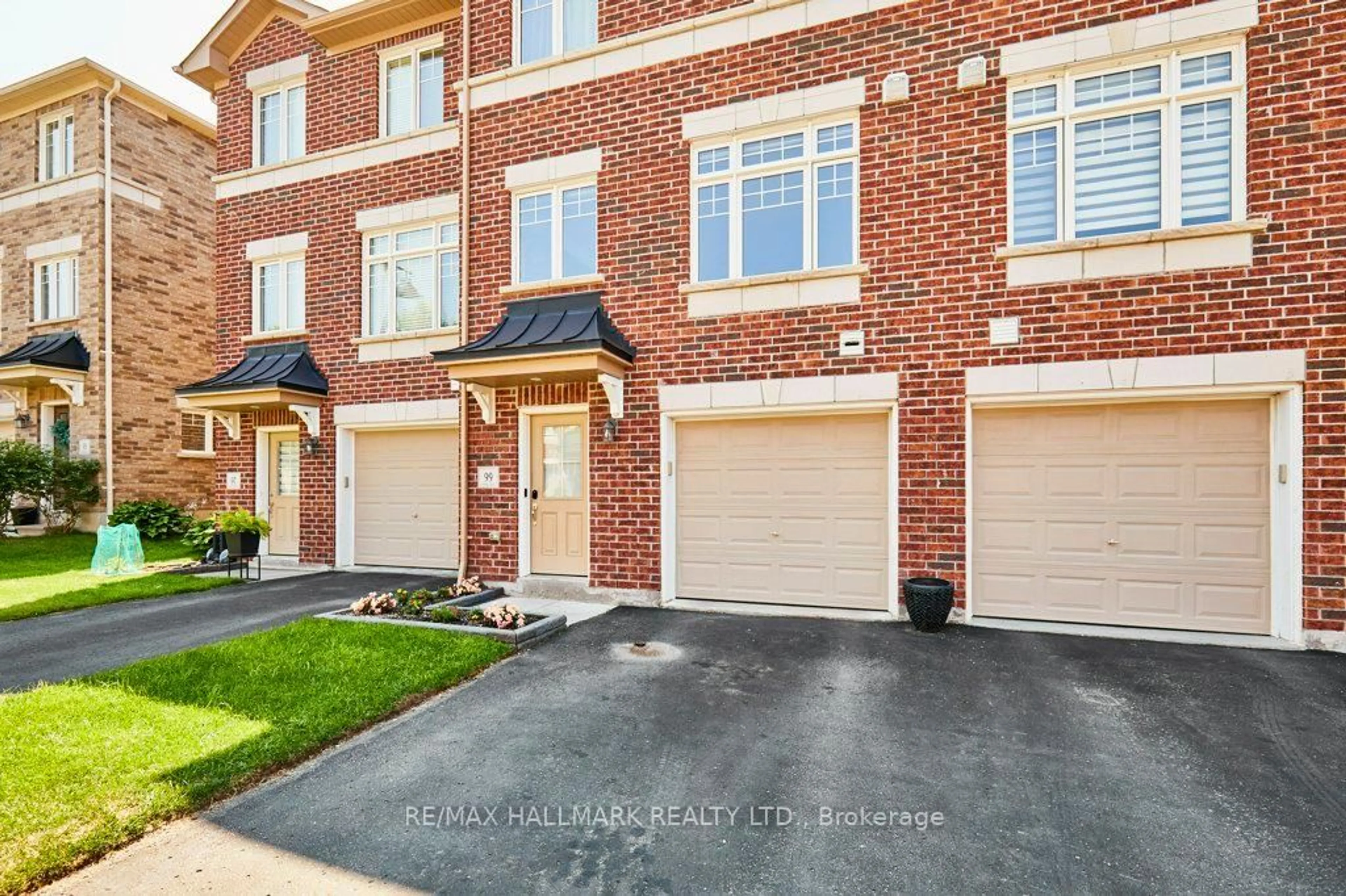 Home with brick exterior material, street for 99 Markham Tr, Clarington Ontario L1C 0S4